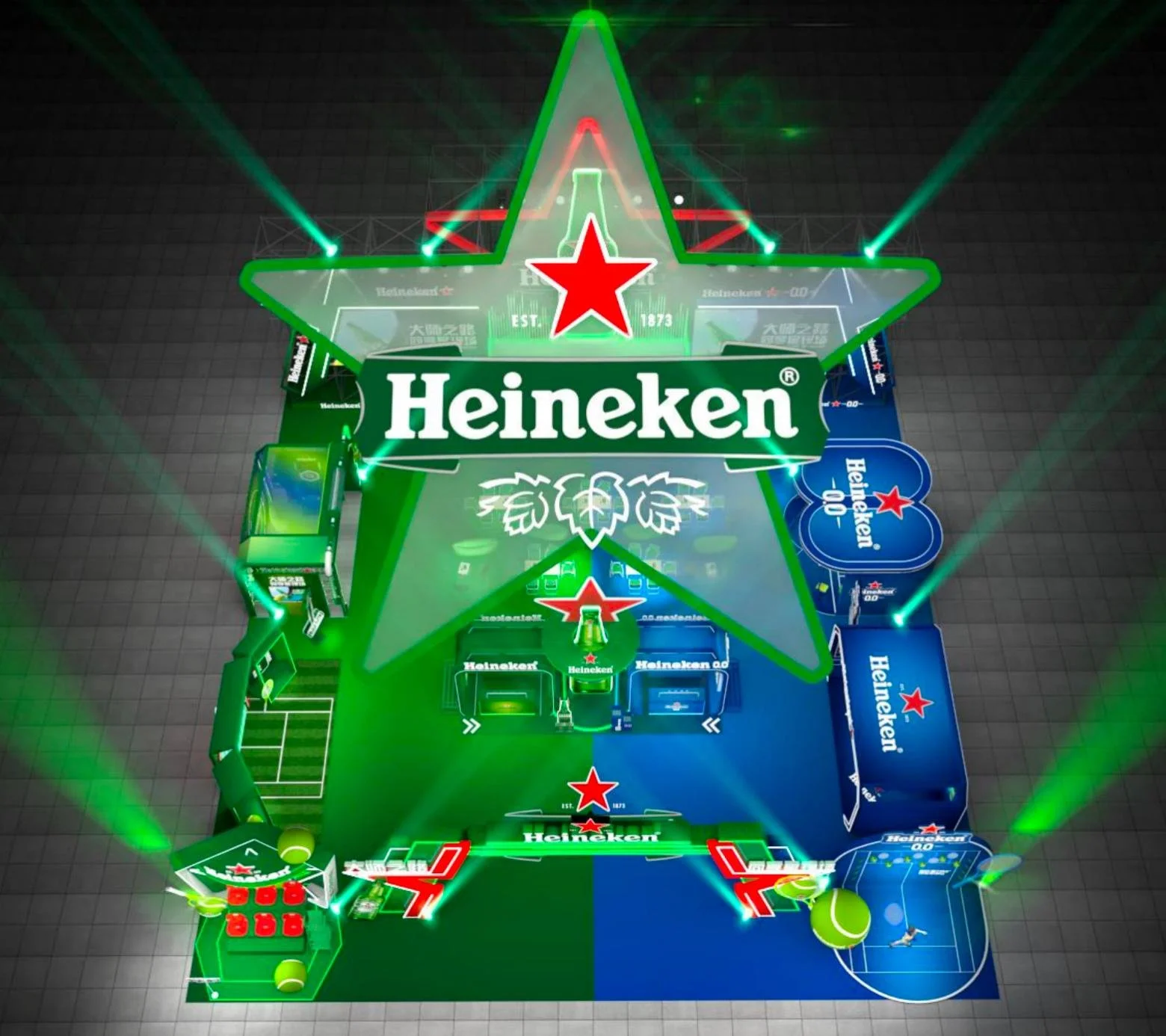 Heineken × Shanghai ATP Masters 1000 Themed Event Design