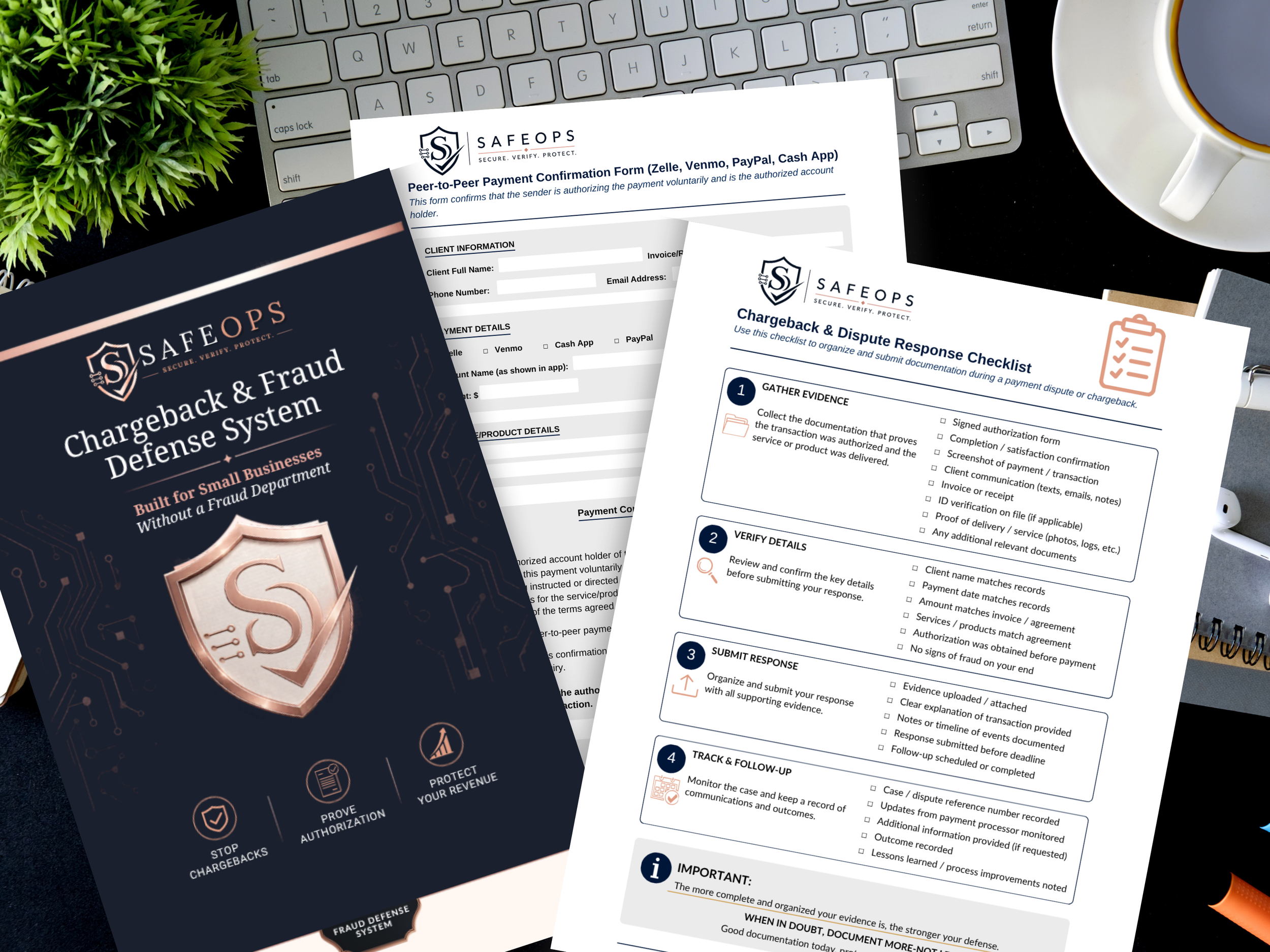 Chargeback and Fraud Defense System templates for small businesses