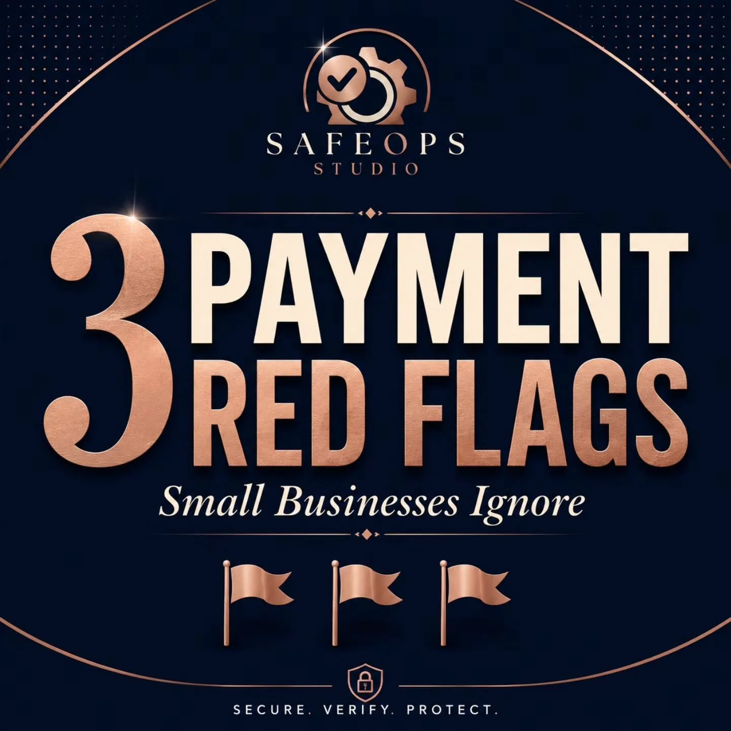 🚩 Not every payment problem starts with fraud.
Sometimes the warning signs show up before the payment is ever sent.

These are 3 red flags that may be worth a second look before moving forward with a transaction.
One red flag doesn't automatically m