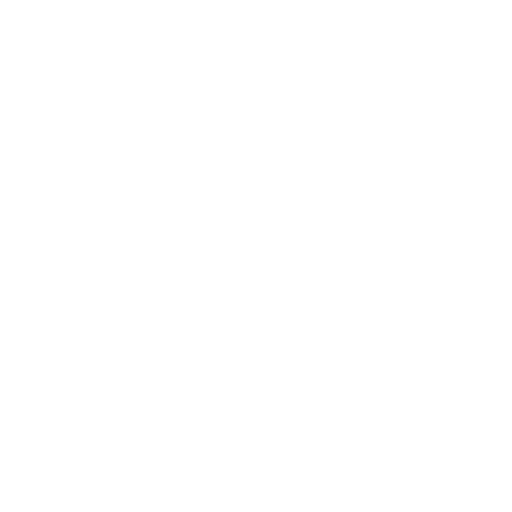Line drawing of a person with their eyes closed, smiling, and a magnifying glass held near their face.
