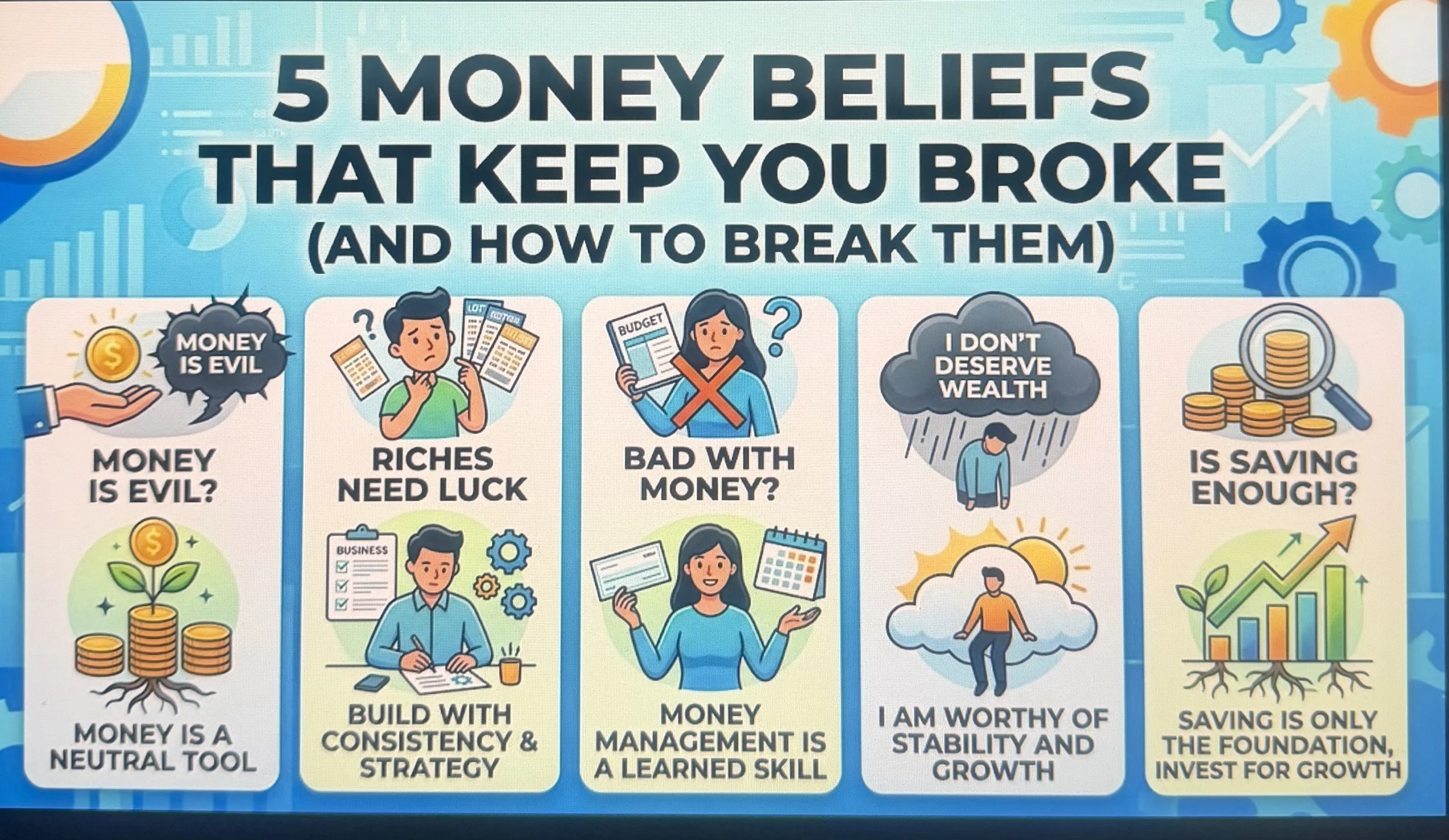 5 Money Beliefs That Keep You Broke (and How to Break Them)