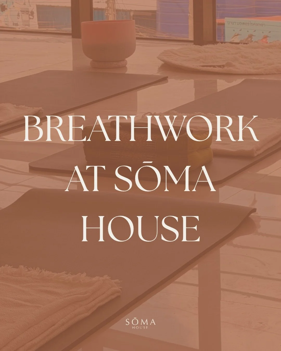 Most people don't realise how much they're holding in their body, until they breathe it out 🤍

Breathwork with Sangha at SŌMA House is one of those experiences that's hard to put into words. Come and find out for yourself.

Book your spot via the li
