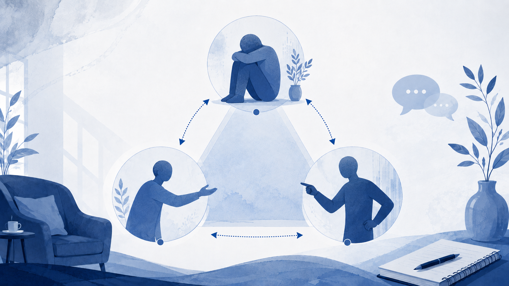 How to Use Karpman’s Drama Triangle in Counselling and Supervision