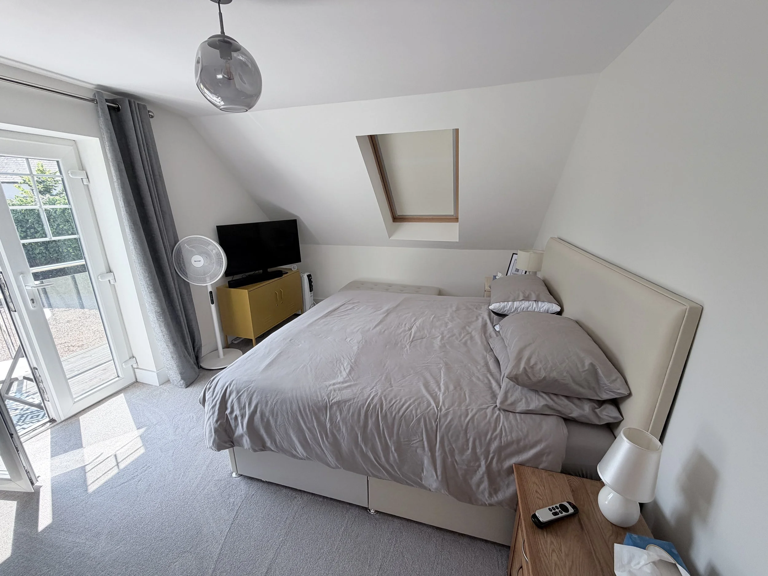 Bedroom 1 with TV