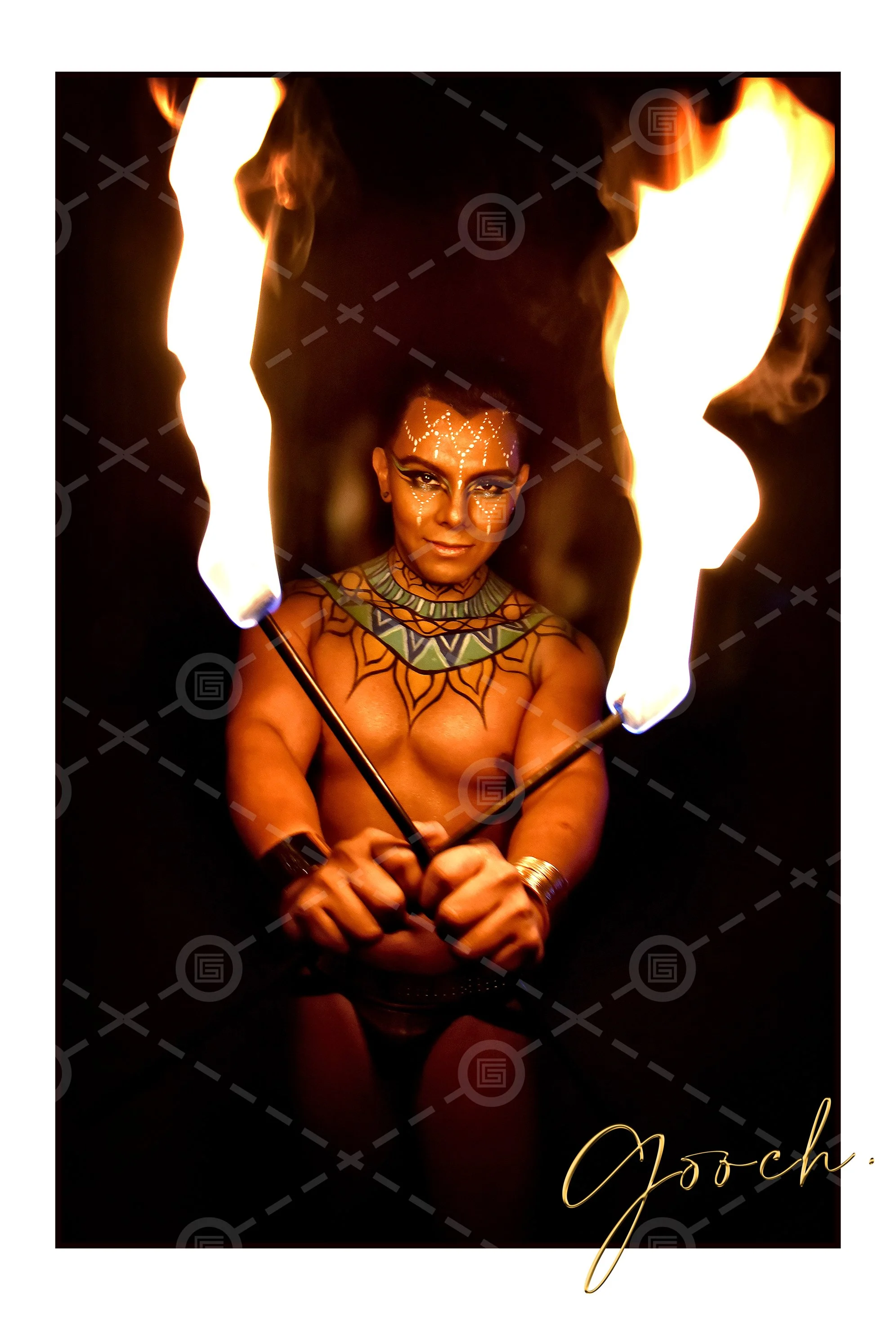 Fire Dancer Man SF 2020