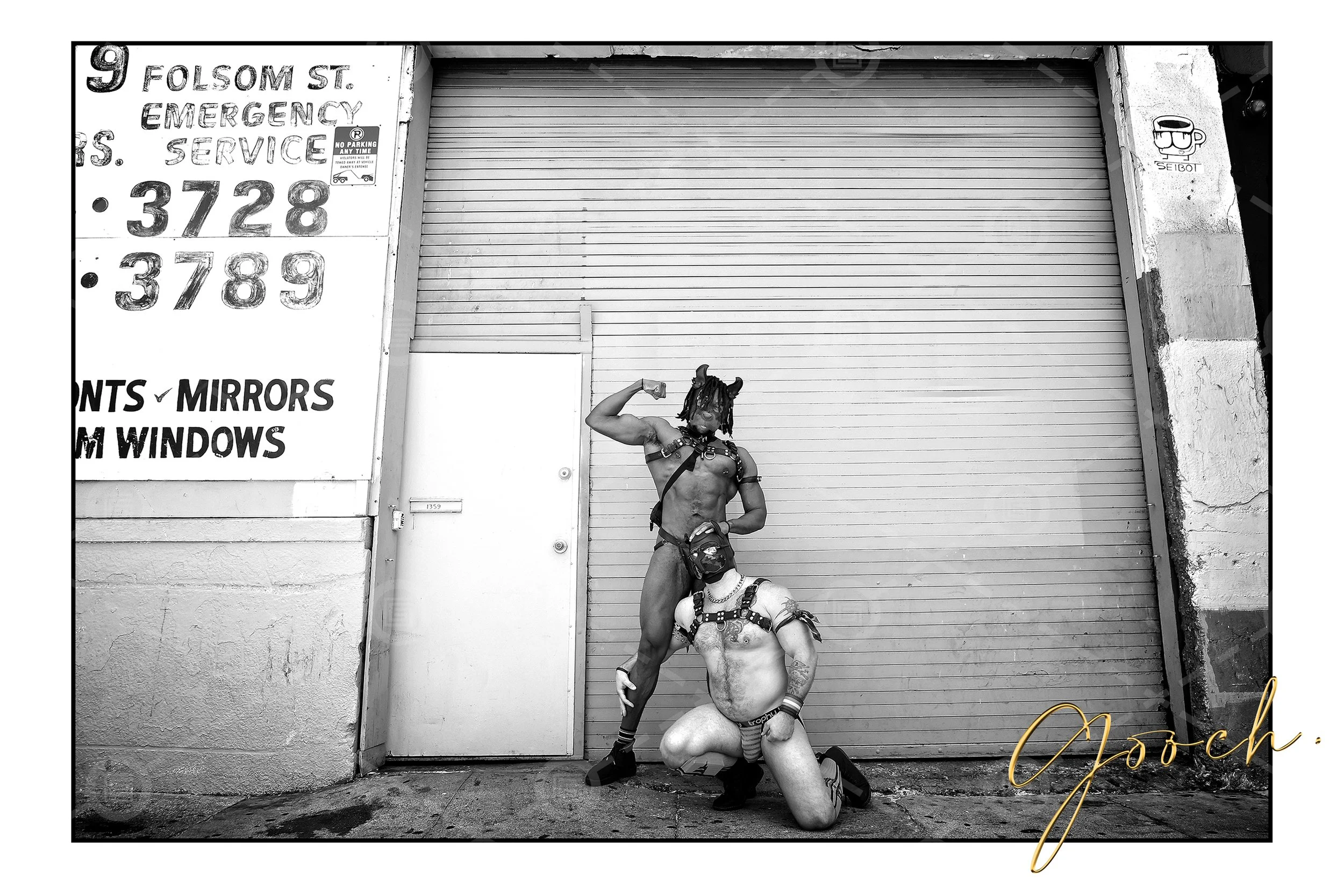 Folsom Street Black and White Men 2019
