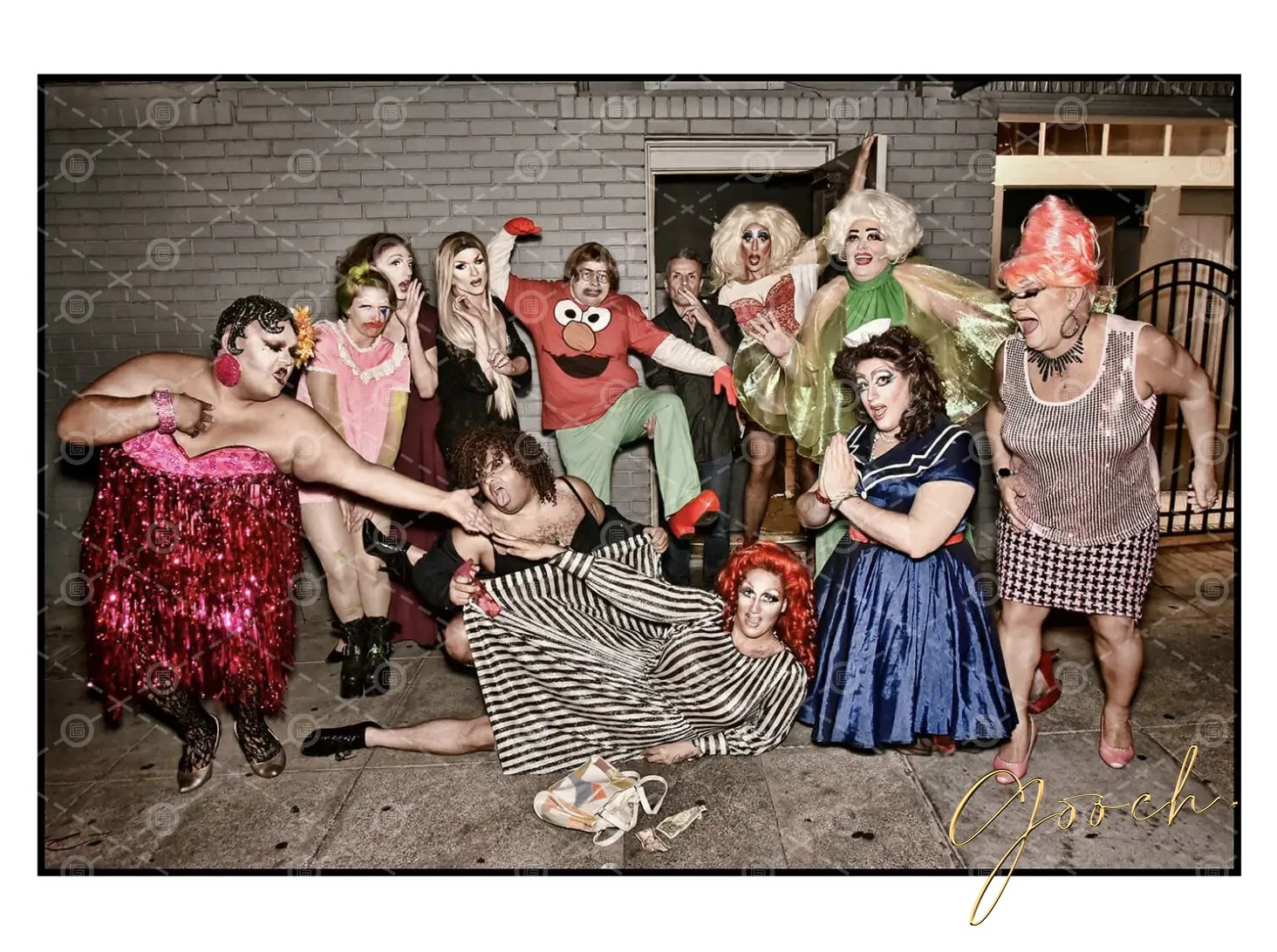 L-R Dulce De Leche, Jillian Gnarling, Unknown, Laundra Tyme, Qween, Downey Friend, Glamamore (David More), Sue Casa, Profundity, Sugah Betes, Mutha Chucka, VivvyAnne ForeverMORE (Mica Sigourney).jpg