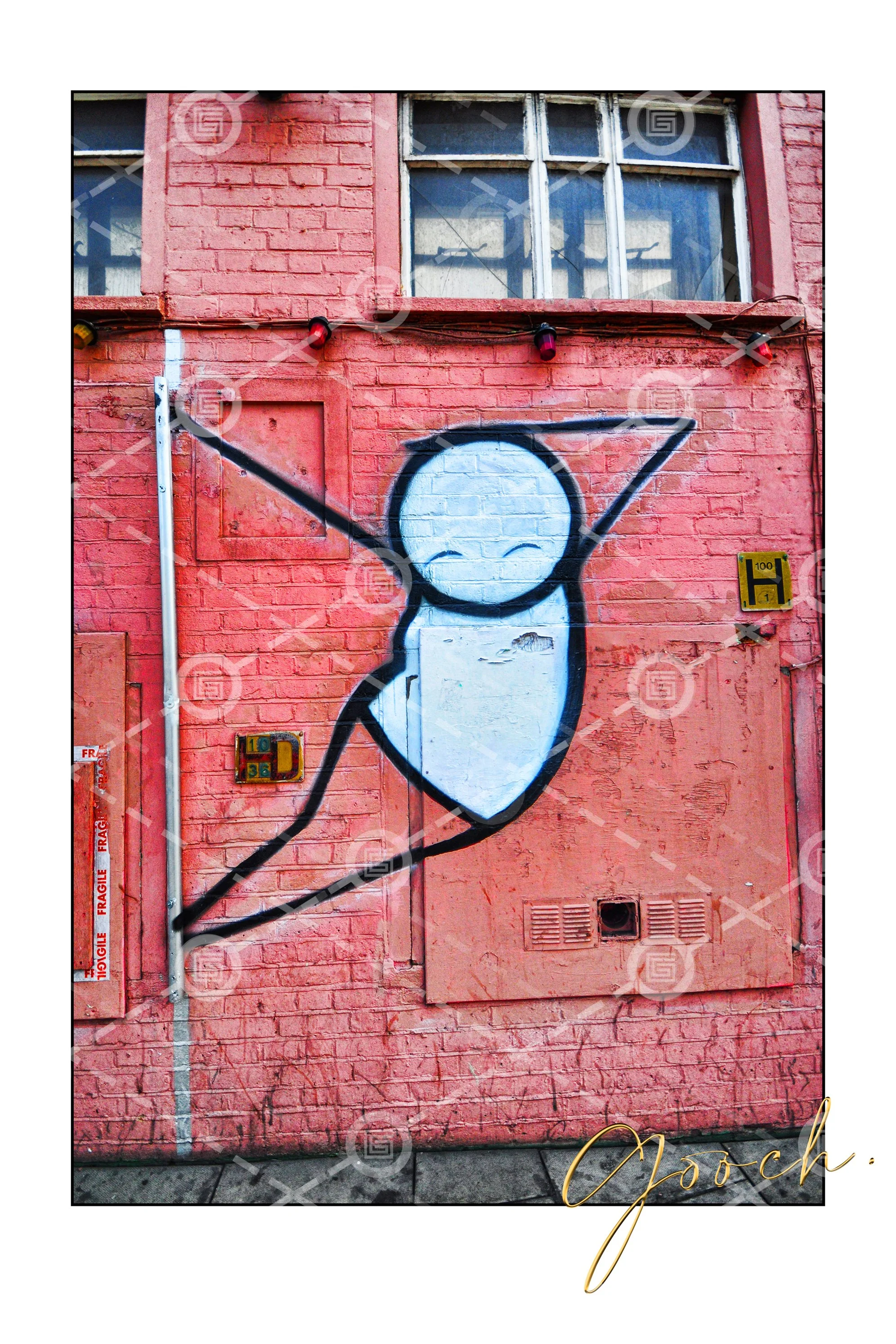 Stik Man. Pole Dancer.  London, 2018