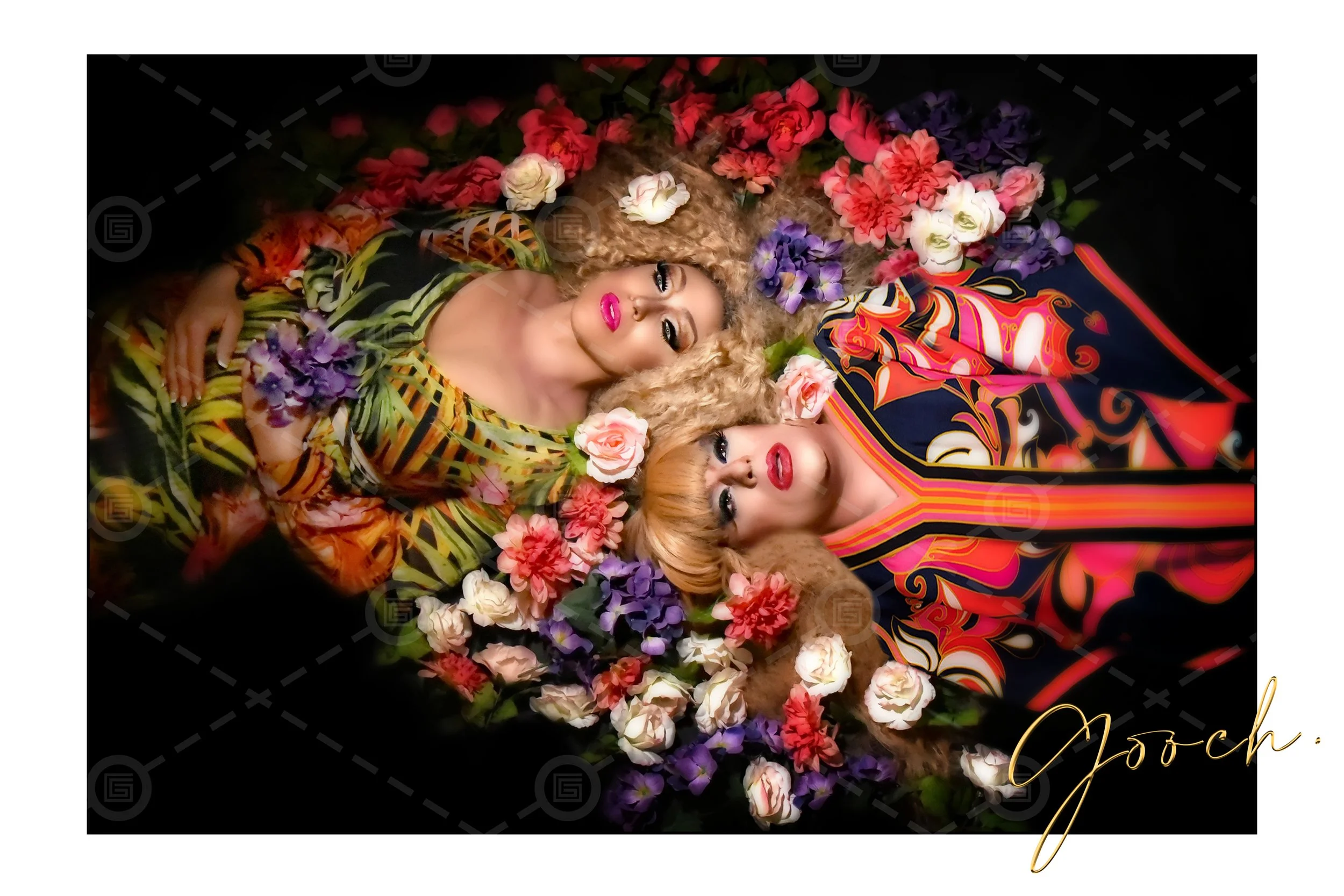 D'Arcy & Heklina Flowers 2017. 18 x 12..jpg