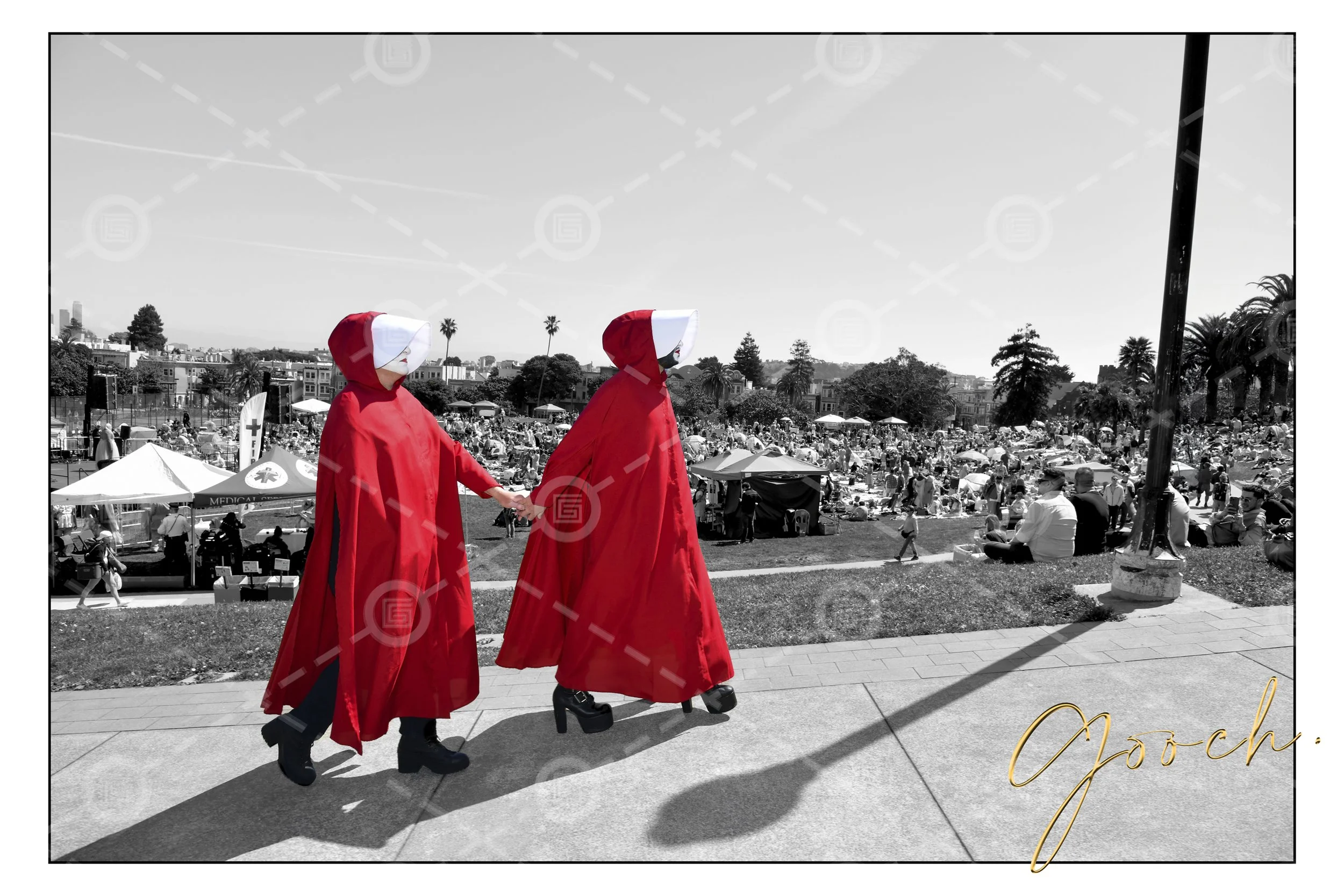 Handmaids. Dolores Park, SF. 2025