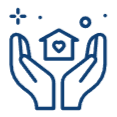 Illustration of hands holding a graduation cap.