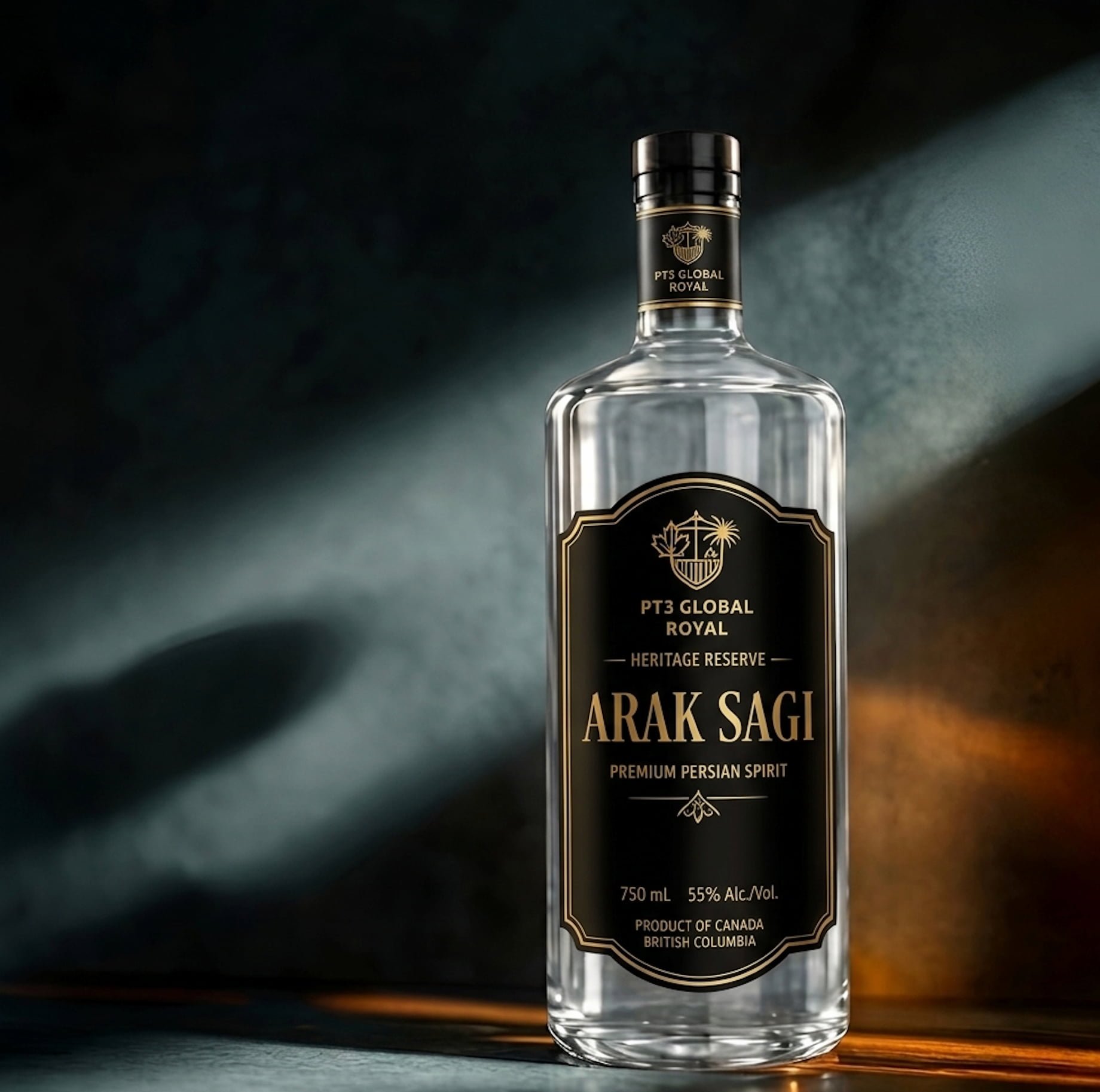Arak Sagi - Premium Persian Raisin Spirit - 750 ml 55% Alc./Vol