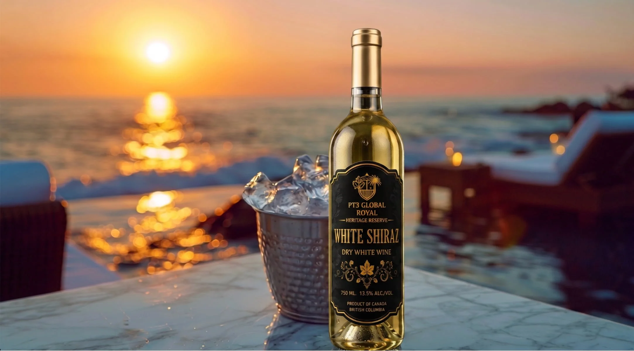 White Shiraz - Dry White Wine - 750 ml 13.5% Alc./Vol.