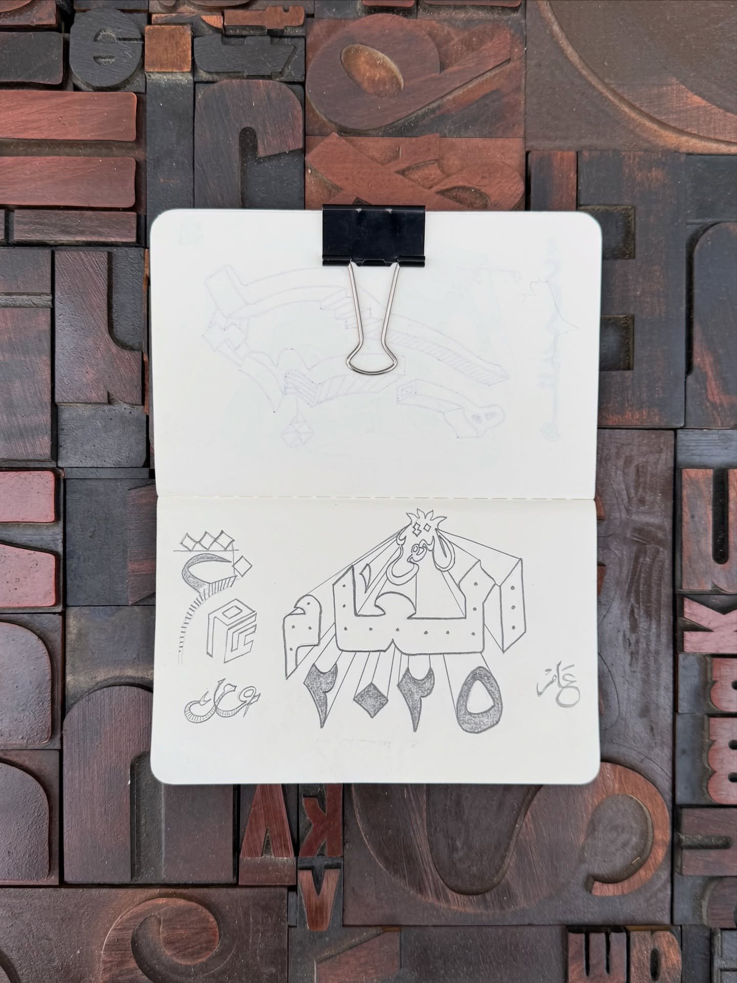 ✼ A lettering sketch for saying goodbye to 2025