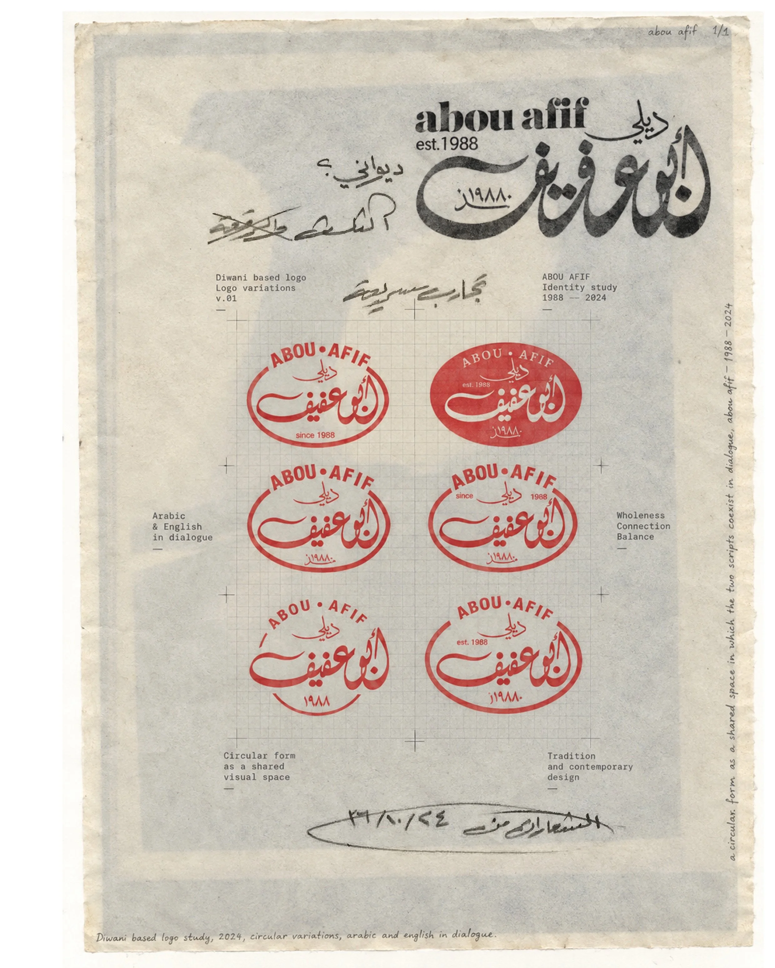 Logo proposals for @abouafifksa- Late 2025