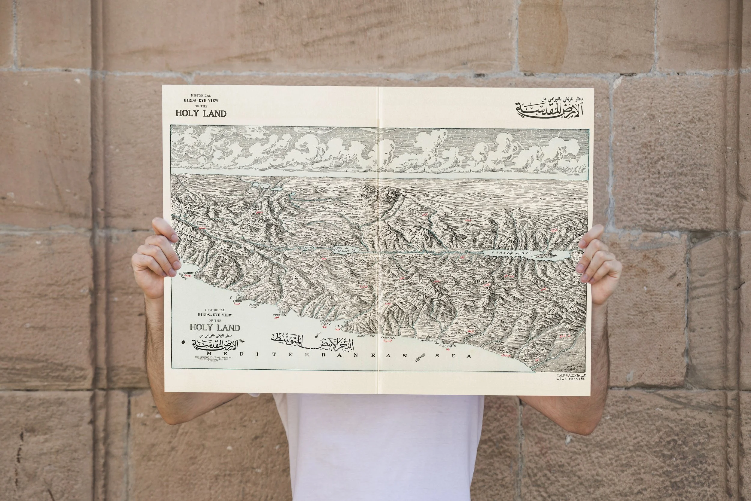 Birds-Eye View of the Holy Land