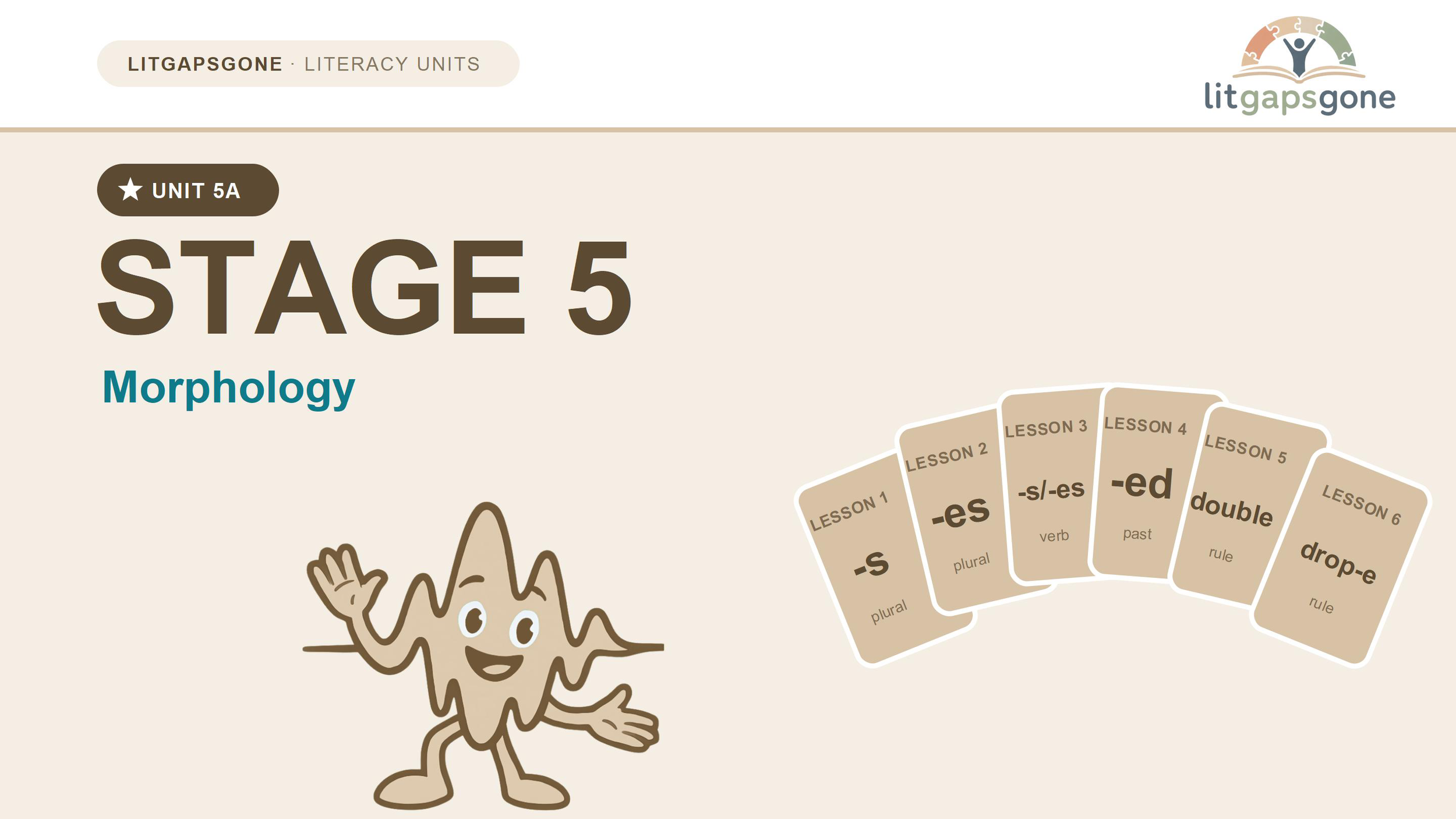 Stage 5, Unit 5A: Inflectional Suffixes