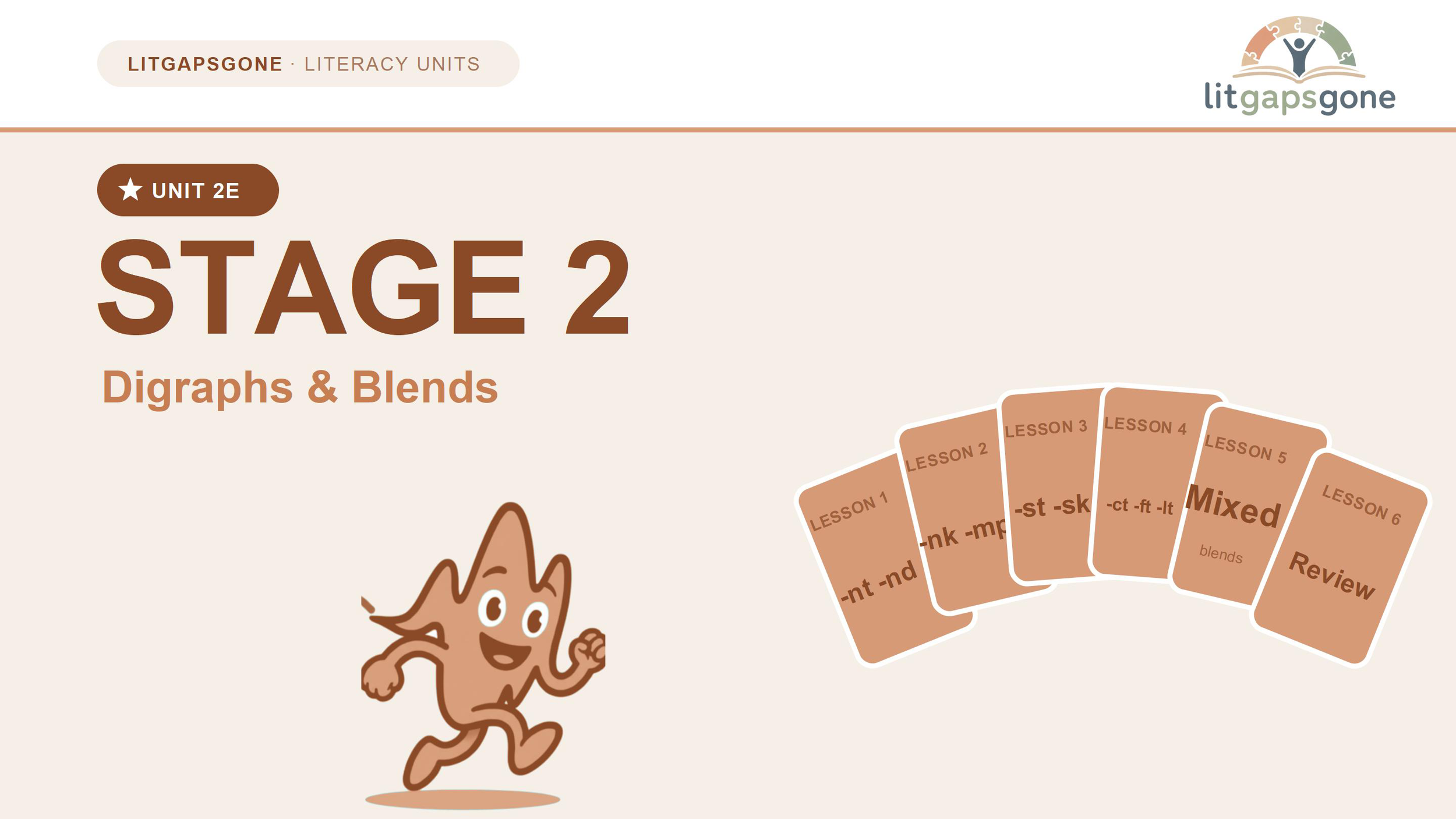 Stage 2, Unit 2E: Final Blends & Writing