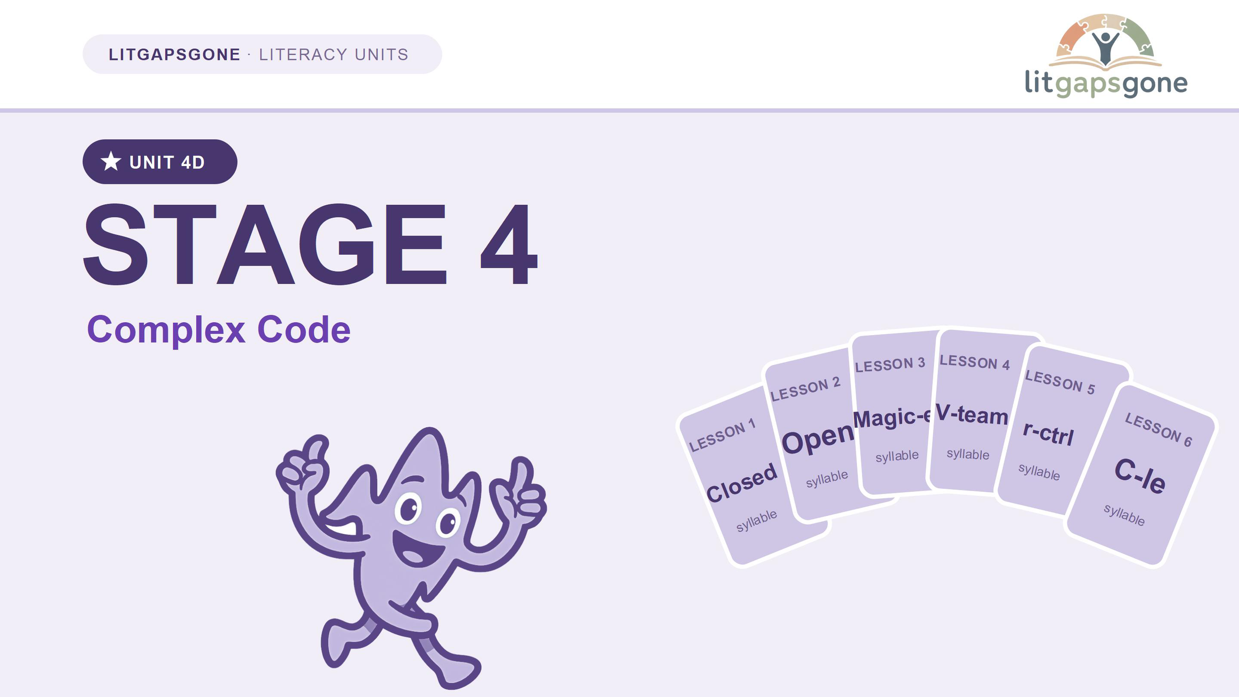 Stage 4, Unit 4D: Multi-Syllable Strategies