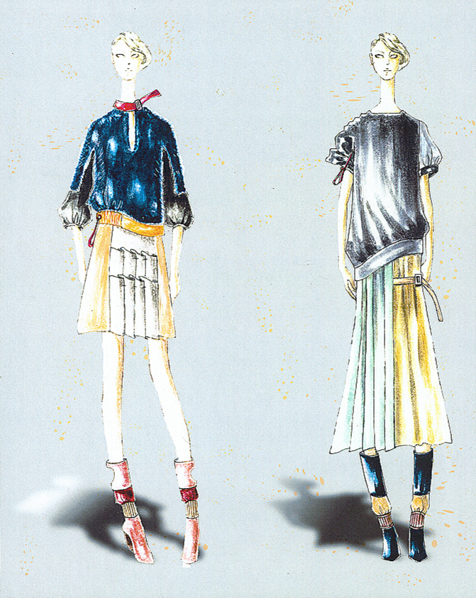 Fashion Illustration: Hermes Inspired