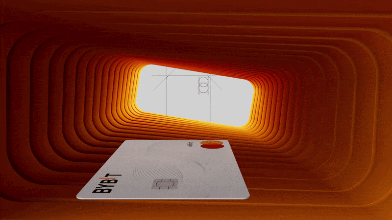 Bybit Card 3D Motion design