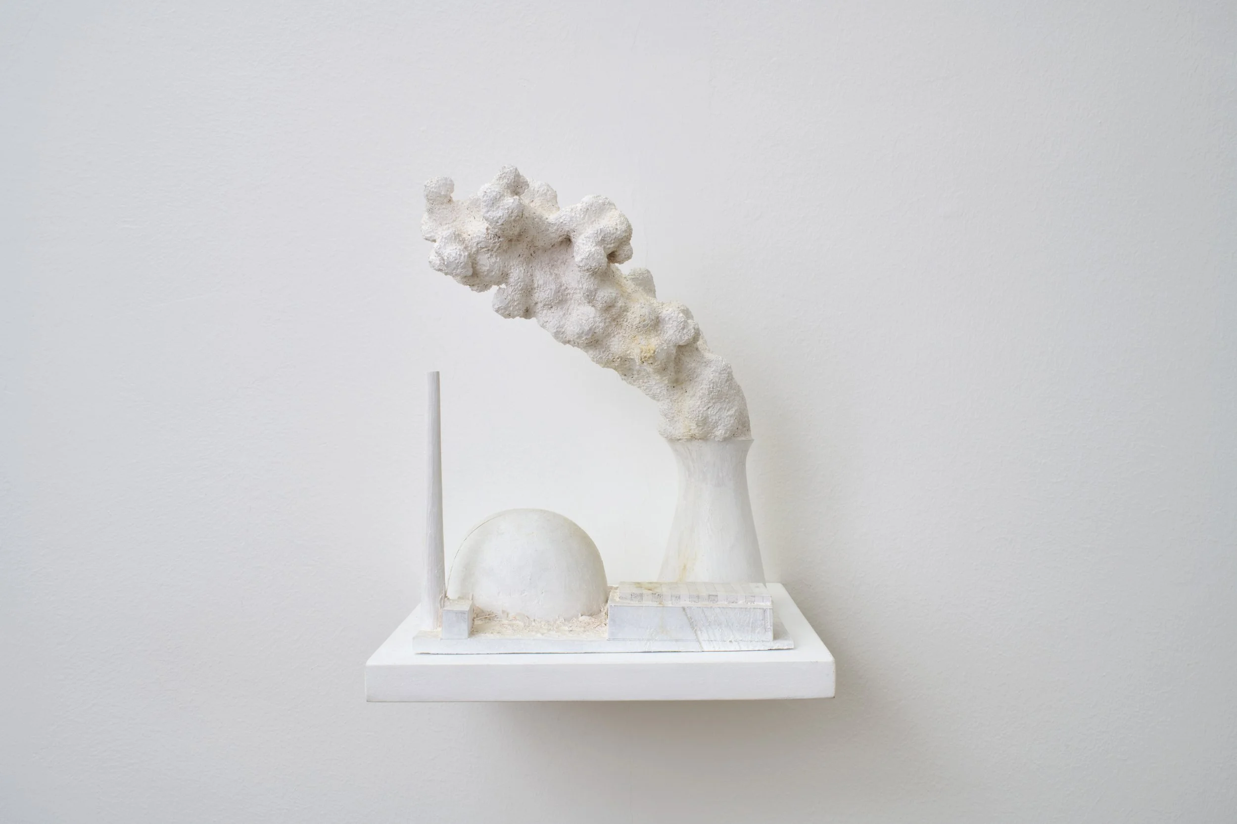 ISAR II, 2014, wood, acrylic, pencil, steel, 27 x 21,5 x 21,5 cm, private collection