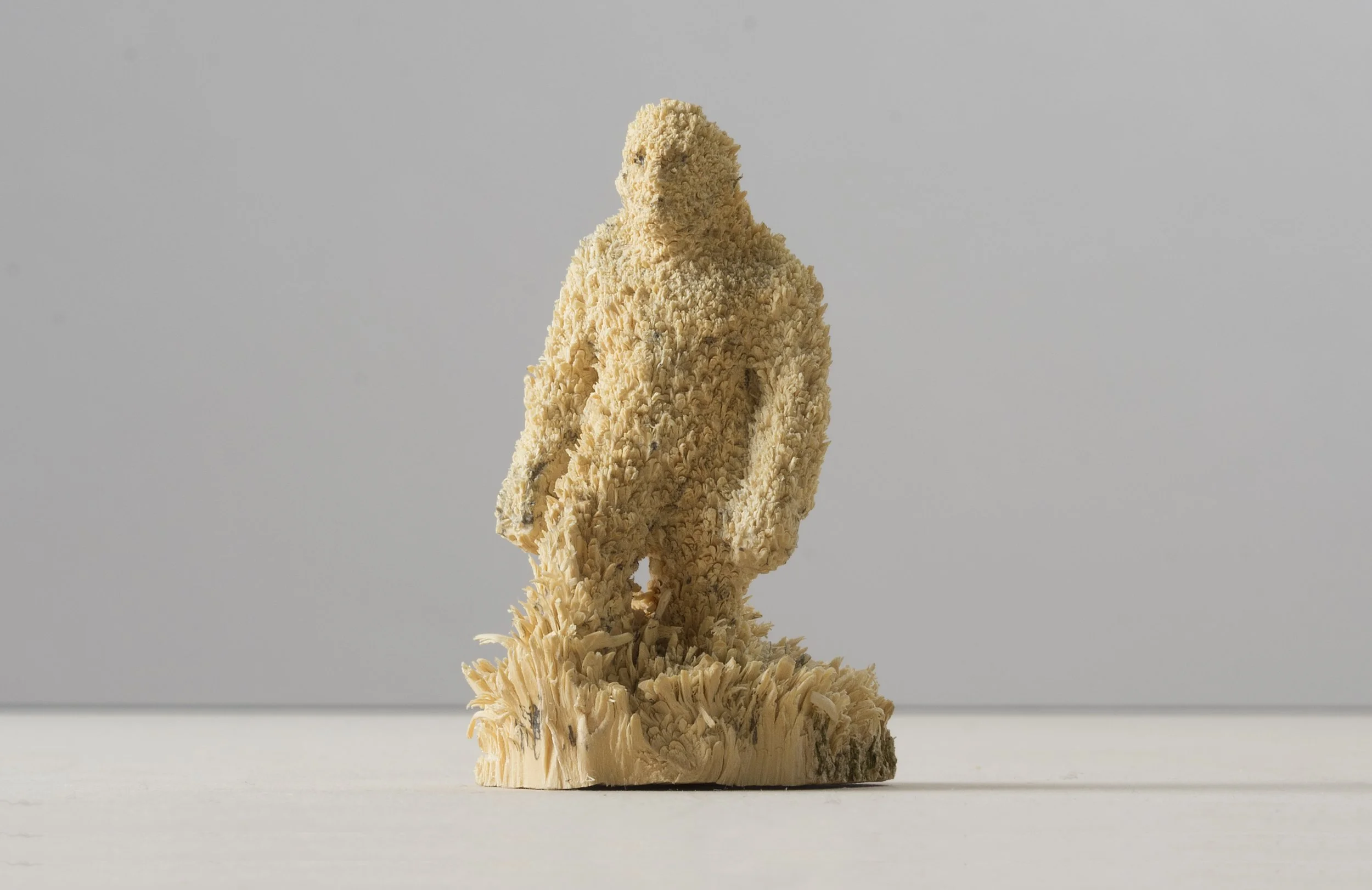 Overall, 2016, boxwood, pencil, 7 x 5 x 4 cm, private collection