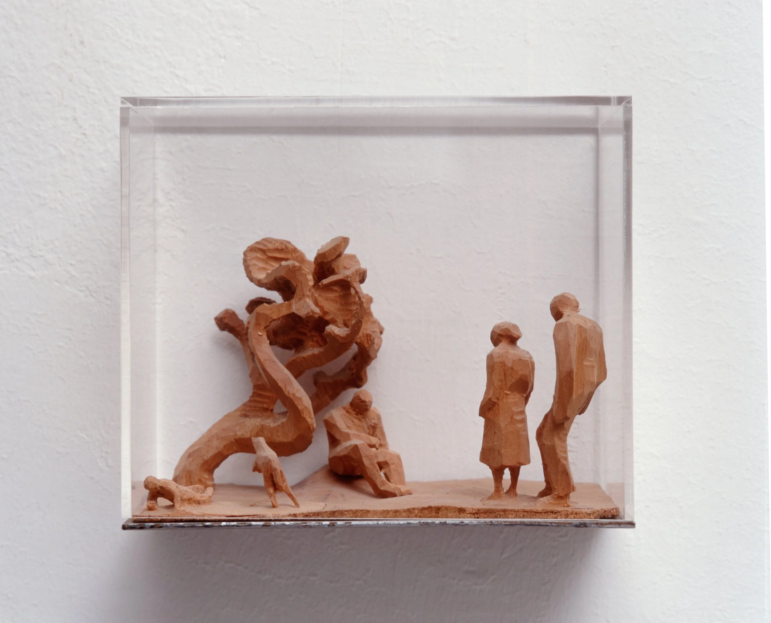 Erinnerung, 1996, wood, acrylic glass, metal, 15 x 10 x 13 cm, private collection