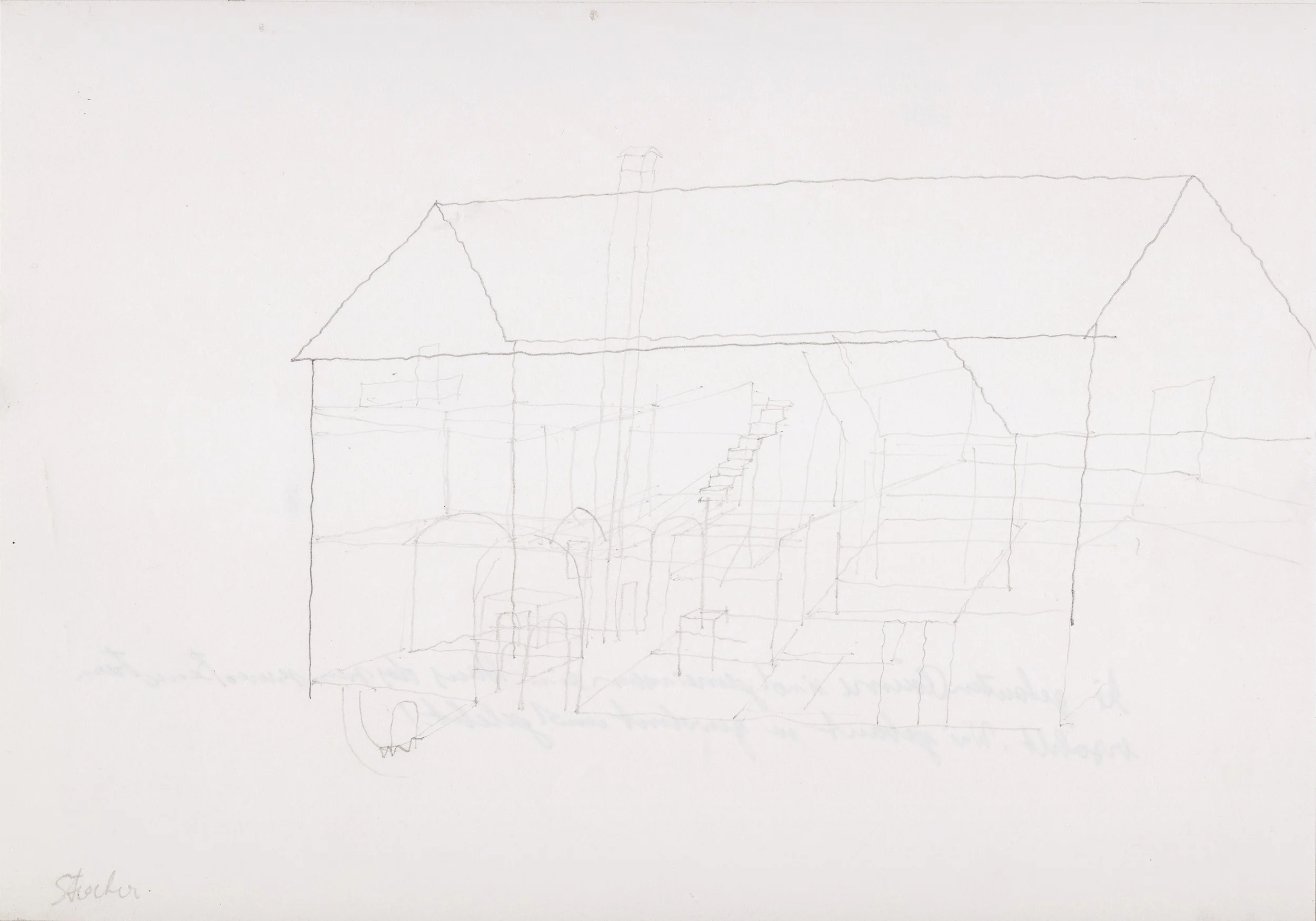 Stacha , 2004, Bleistift, Papier, 29,7 x 21 cm