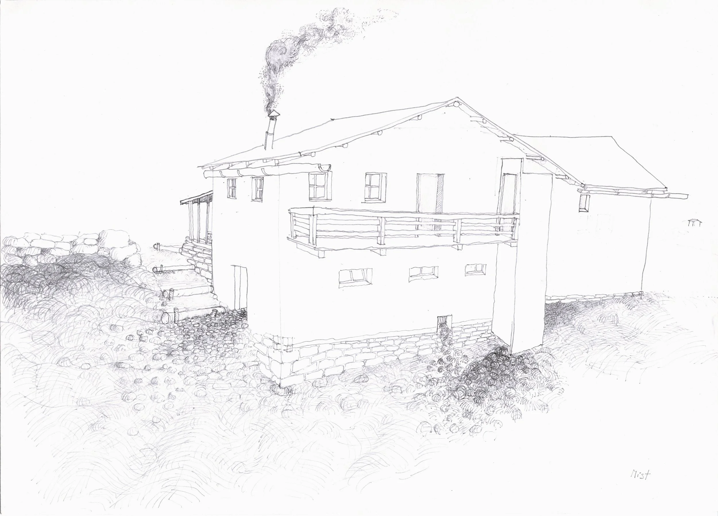 Mist, 2014, Bleistift, Papier, 29,7 x 21 cm