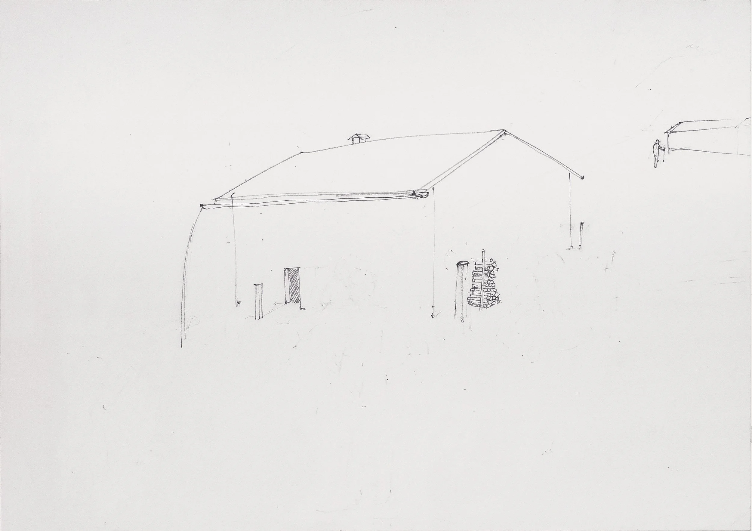 o.T. ('Teite'), 2012, Bleistift, Papier, 29,7 x 21 cm