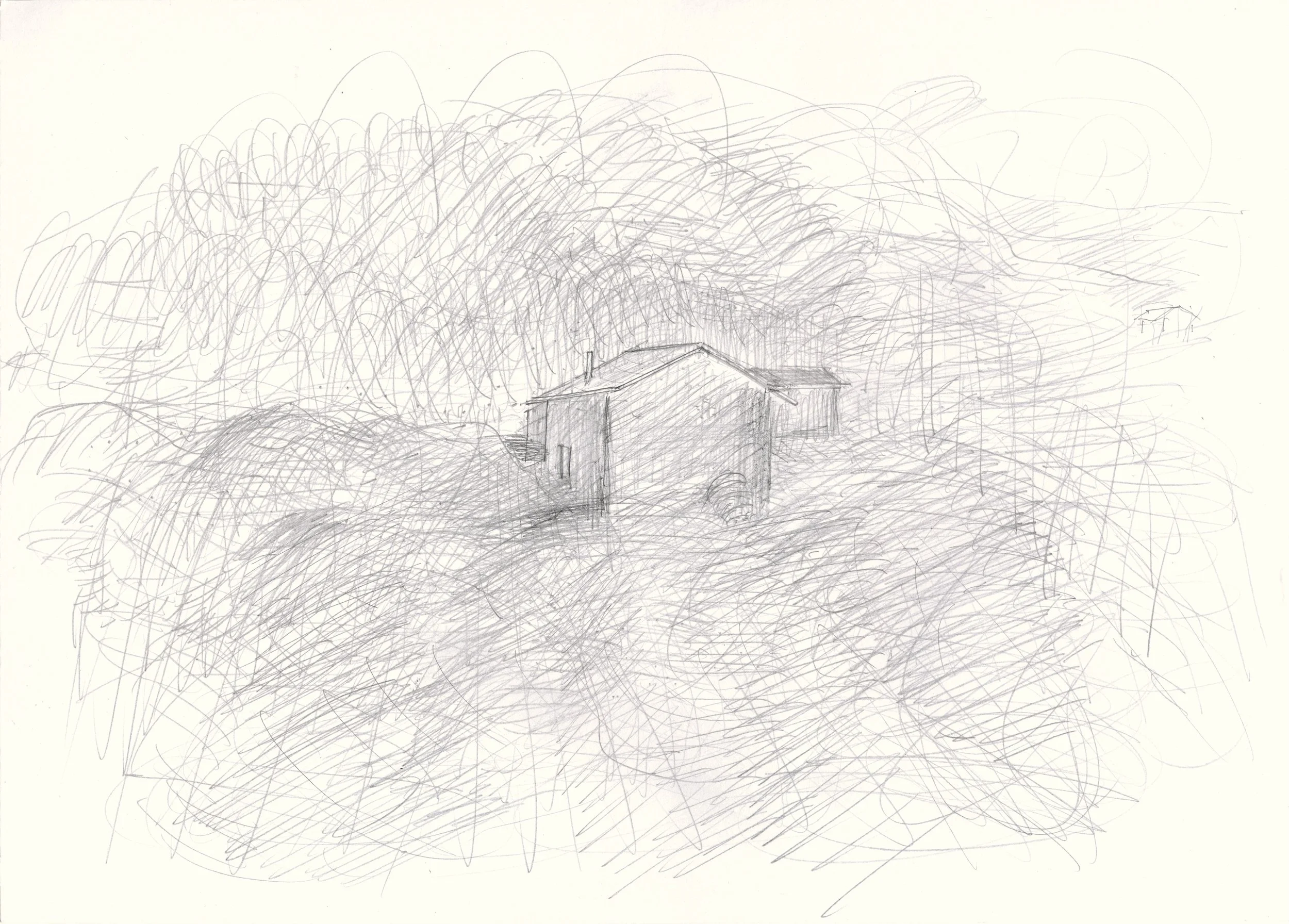 s´Durra, 2015, Bleistift, Papier, 29,7 x 21 cm