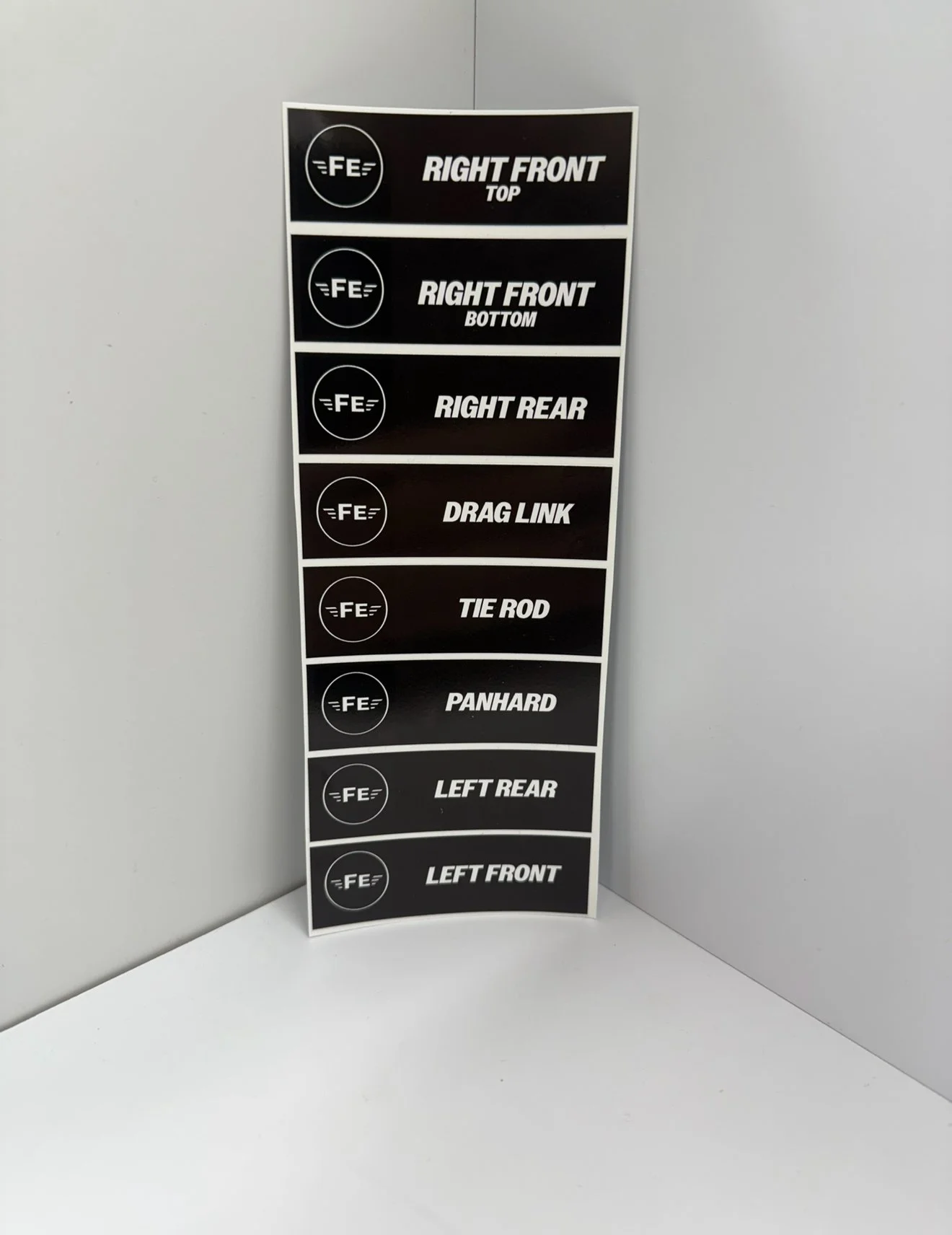 Radius Rod Labels