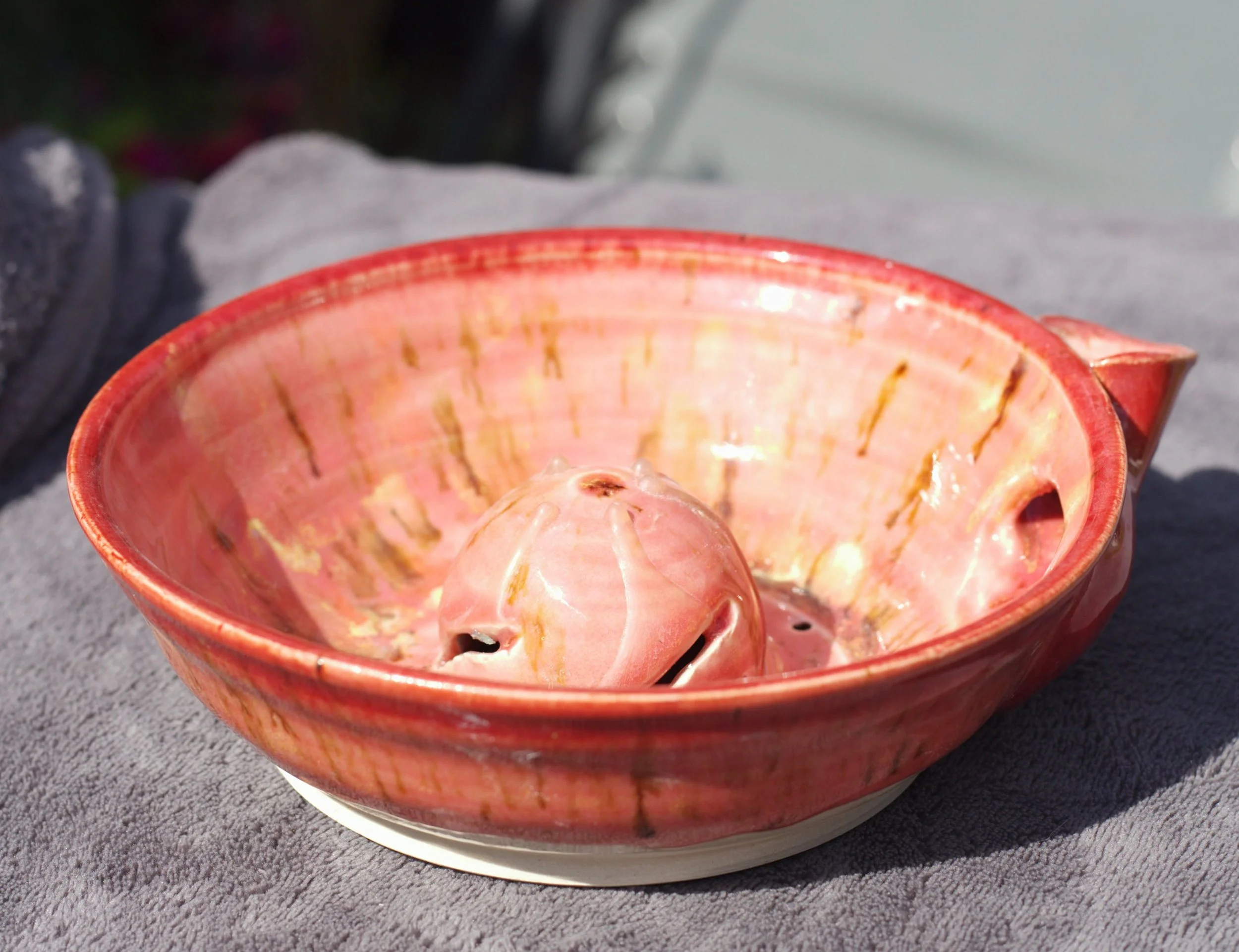 Vortex Fruit Washer – Self-Rinsing Berry Bowl