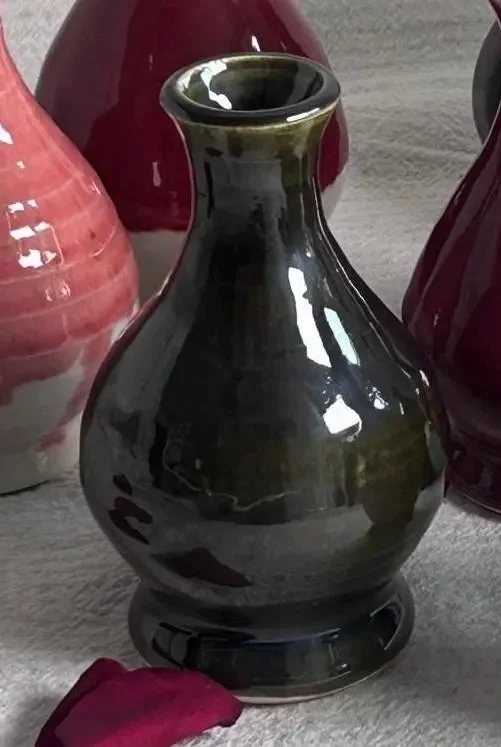 Olive Green Bud Vase.webp