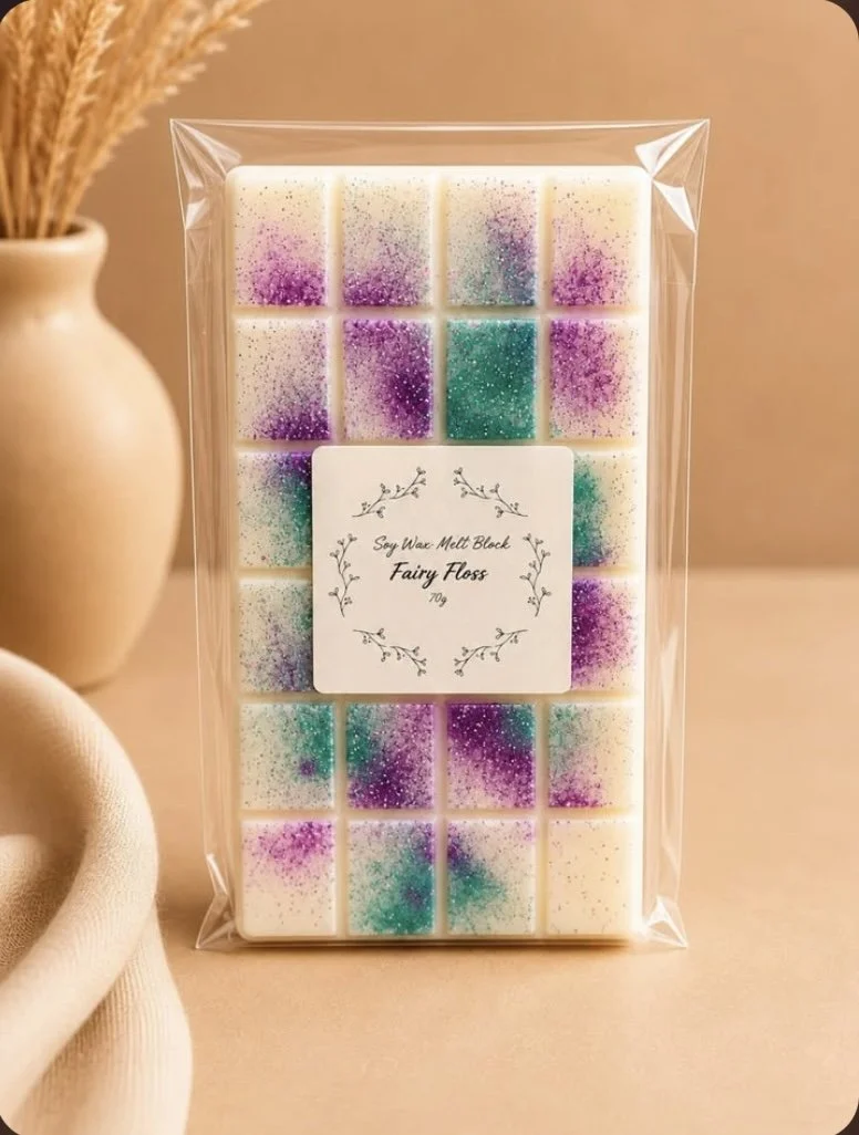 70g Fairy Floss Wax Melt Block