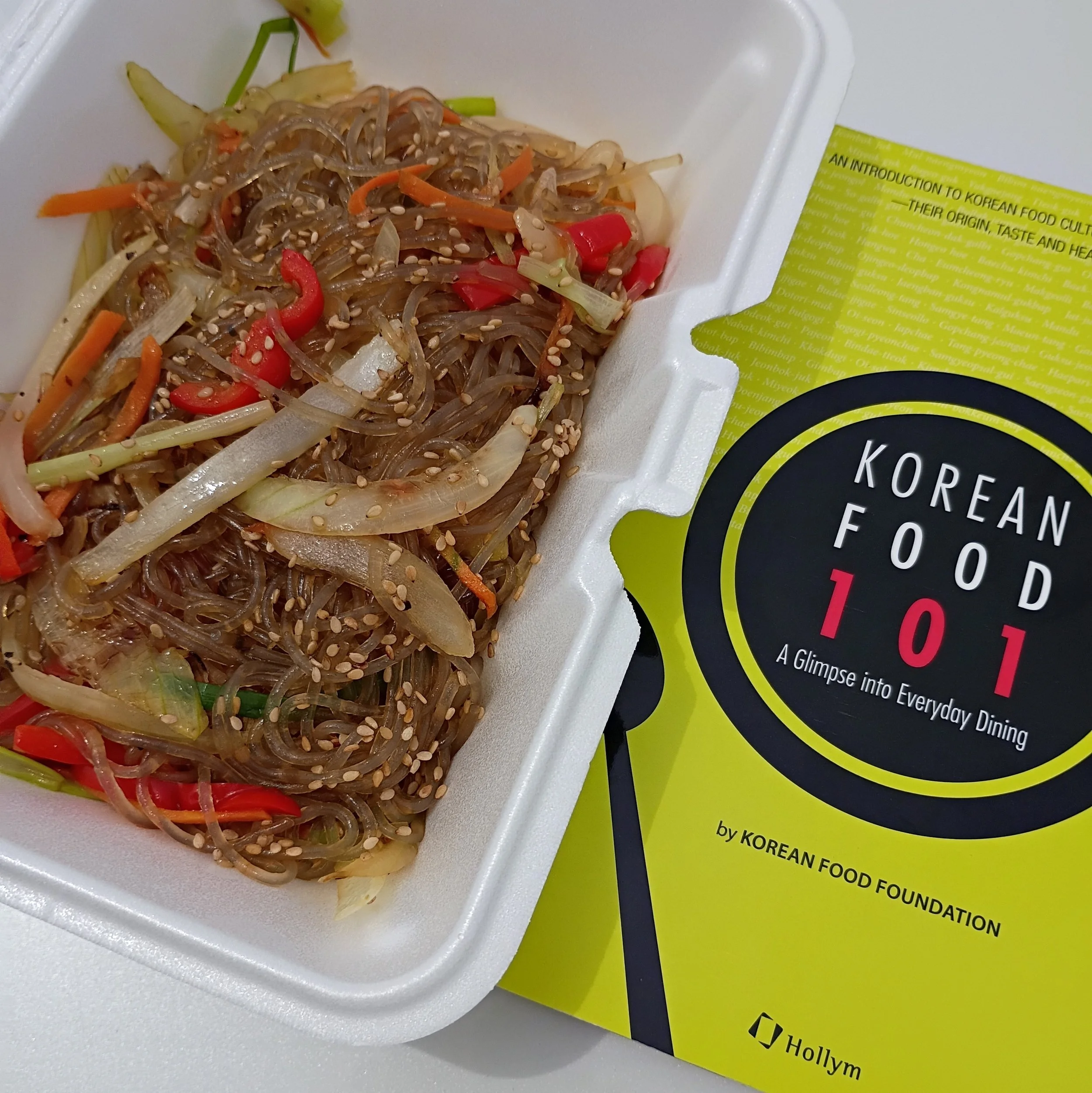 Can I cook Japchae with our community gardens’ foods?