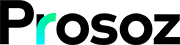 Prosoz Logo mit grünen und blauen Elementen