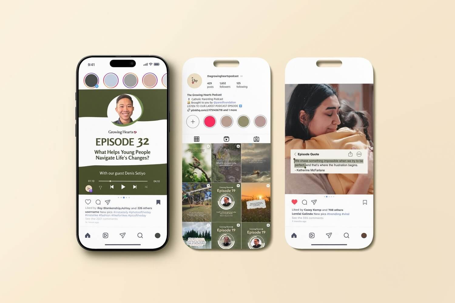 Growing Hearts Social Media templates