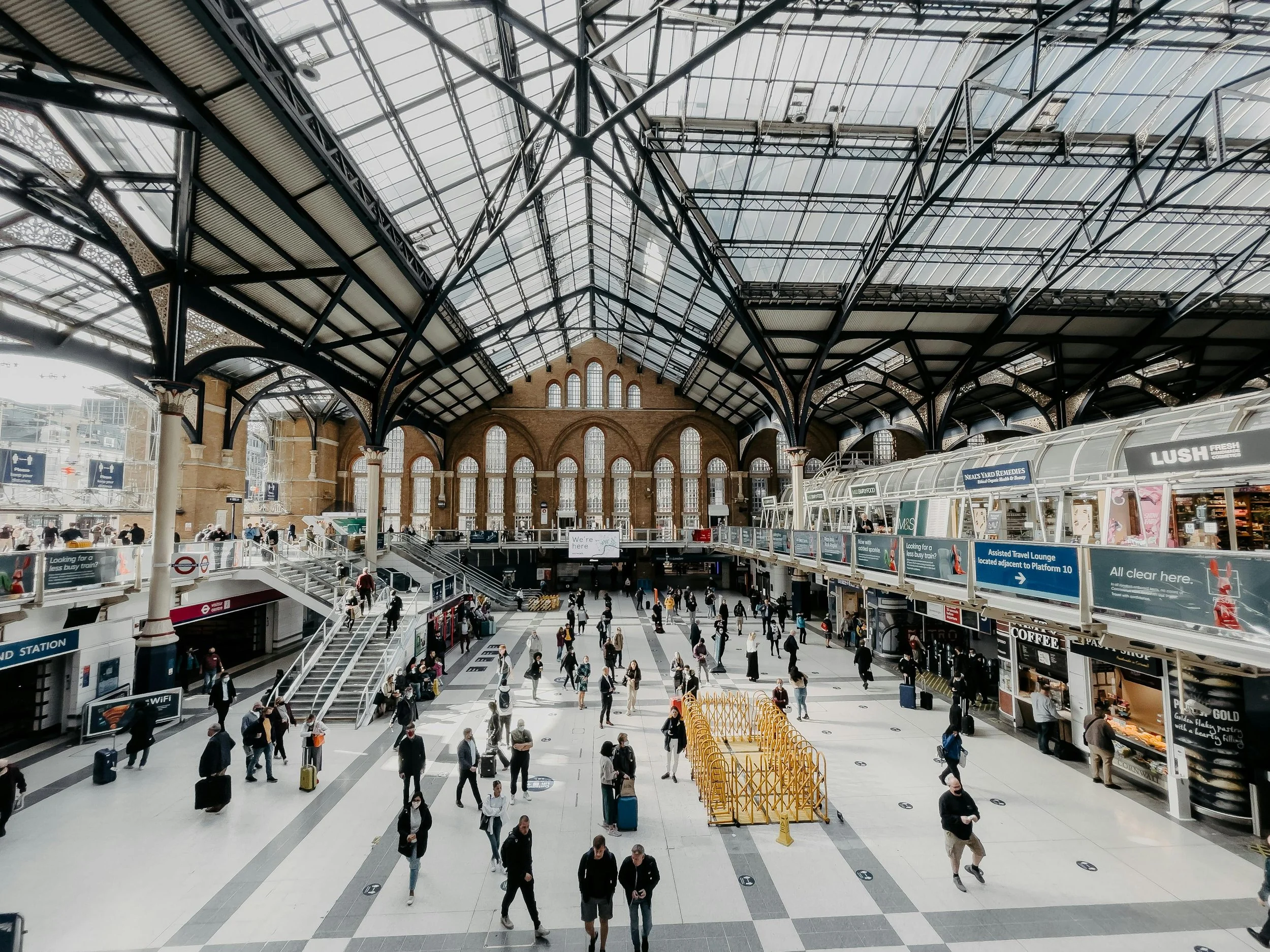 Meeting in the train station