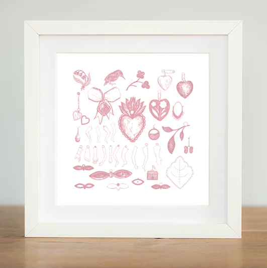 Charm Print Pink (Copy)