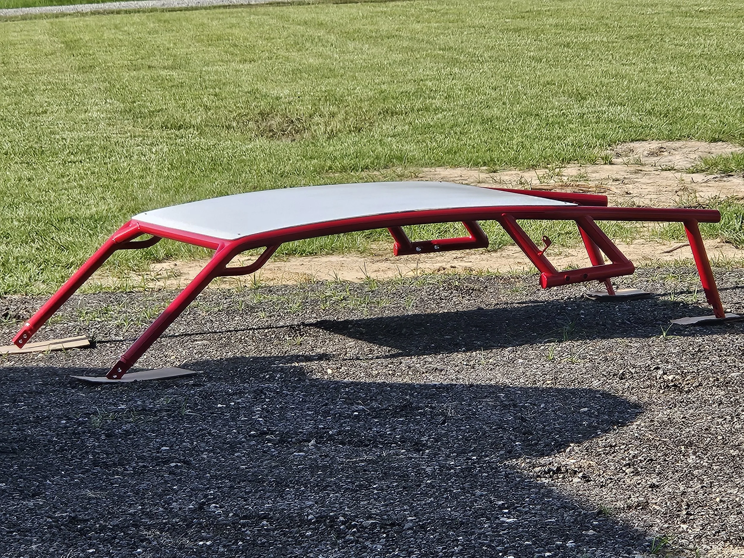 RzrPro Roll Cage Illusion Scarlett and High Gloss White with Shattered Glass.jpg