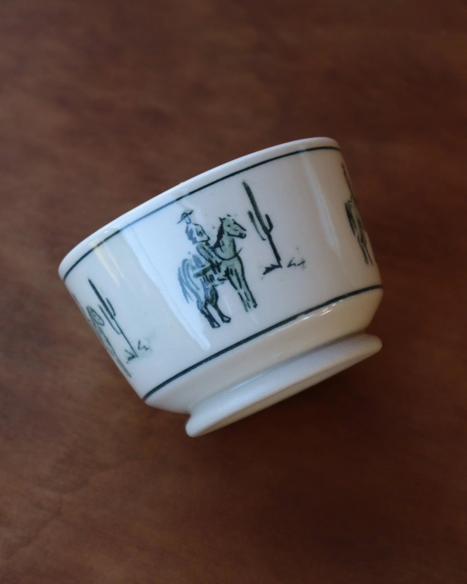Cowboy Motif Cup