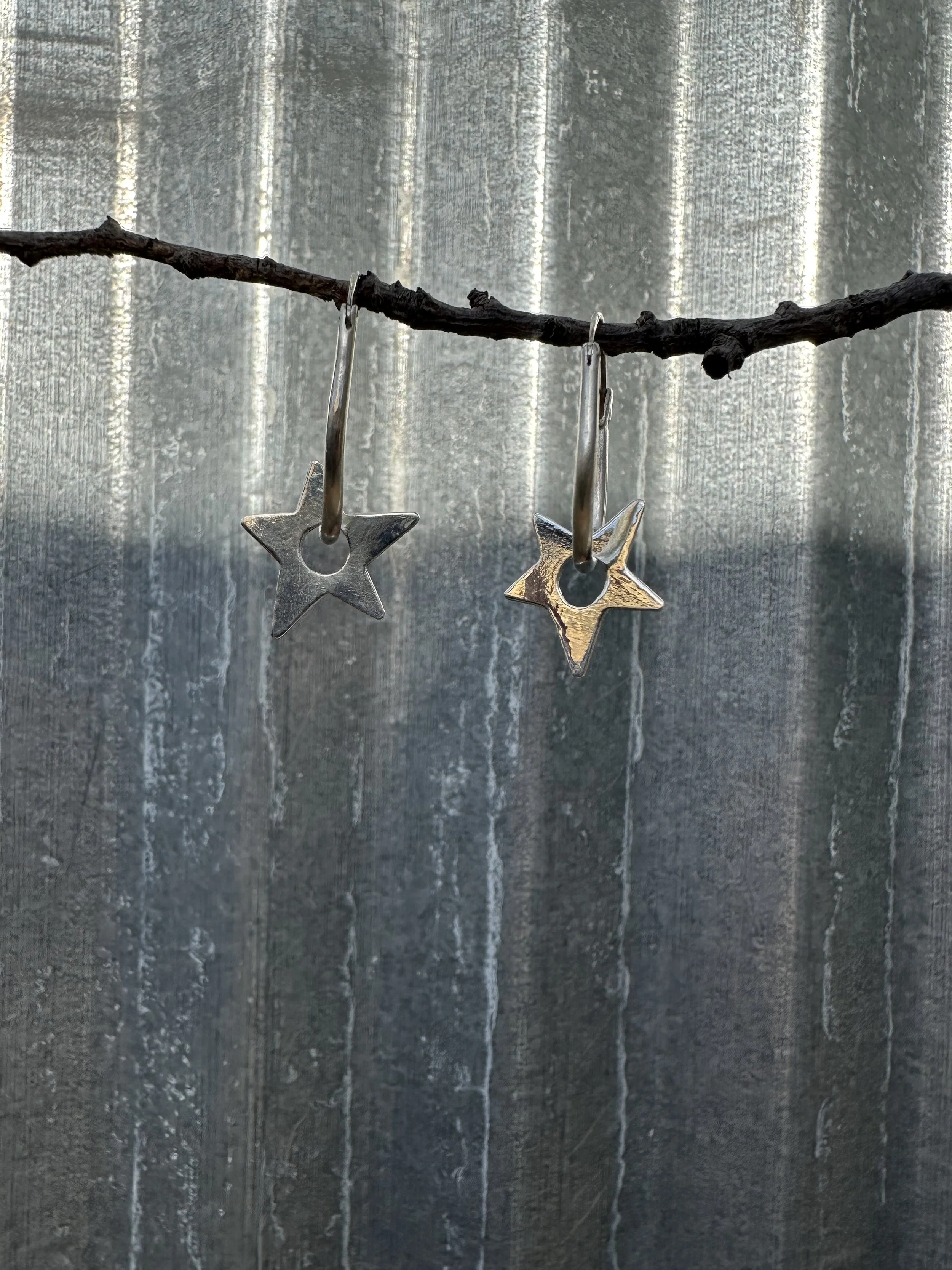 Star Hoop Charms