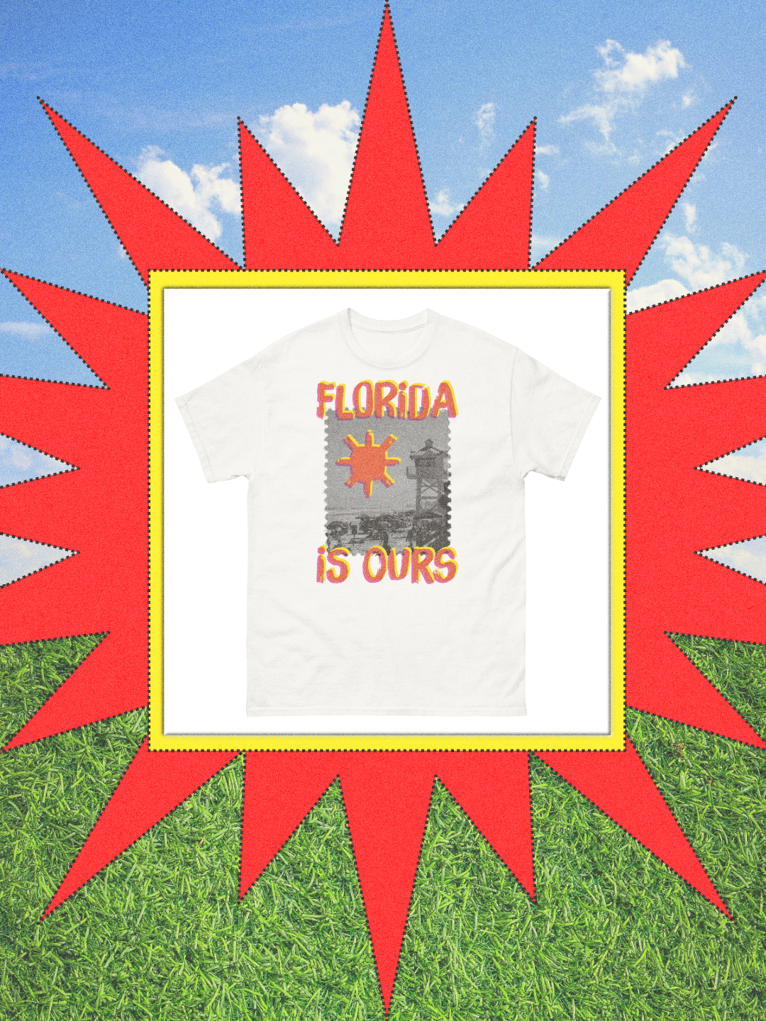 Florida Is Ours White Unisex Tee