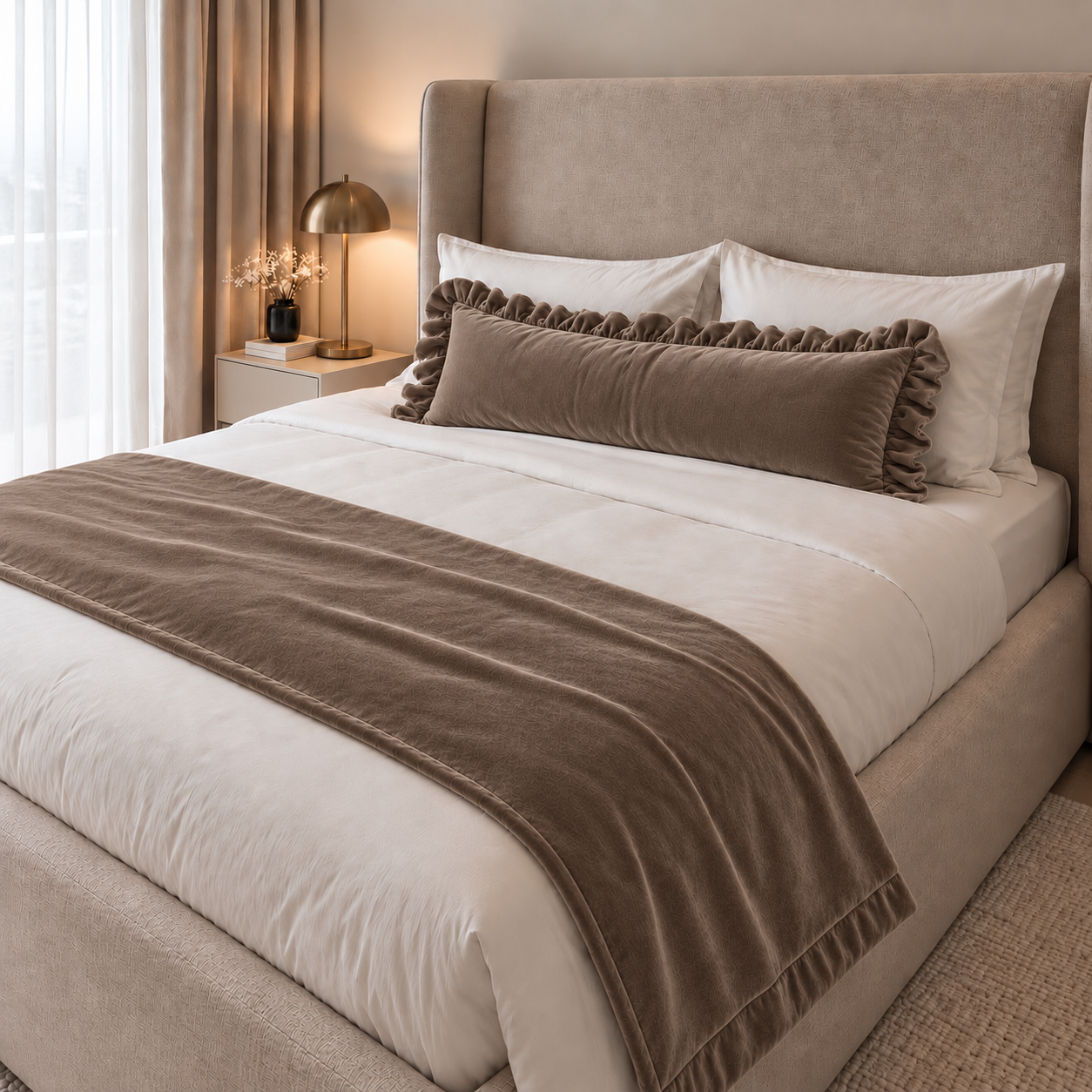 Frill Bolster with Runner