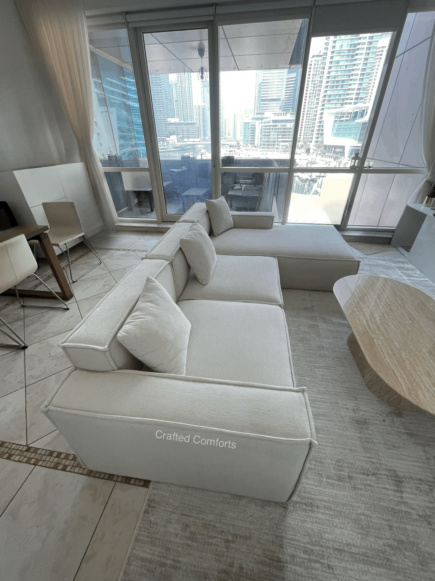 The Grid L Shape Sofa