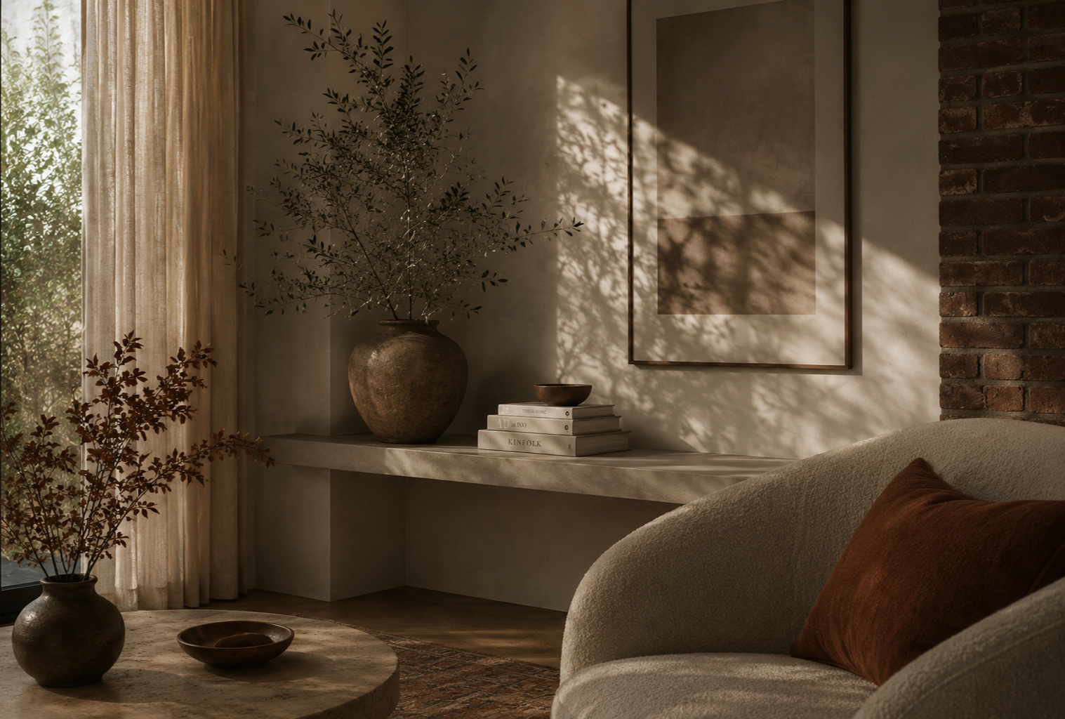 Boutique private pay therapy practice in Los Angeles with elevated calming interiors.
