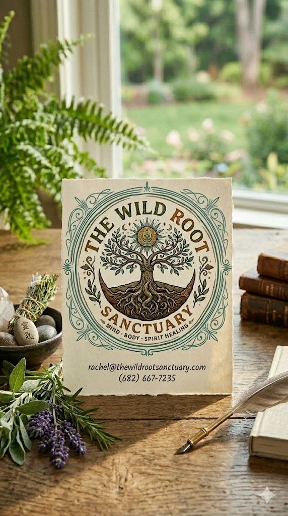 The Wild Root Sanctuary Contact Card
