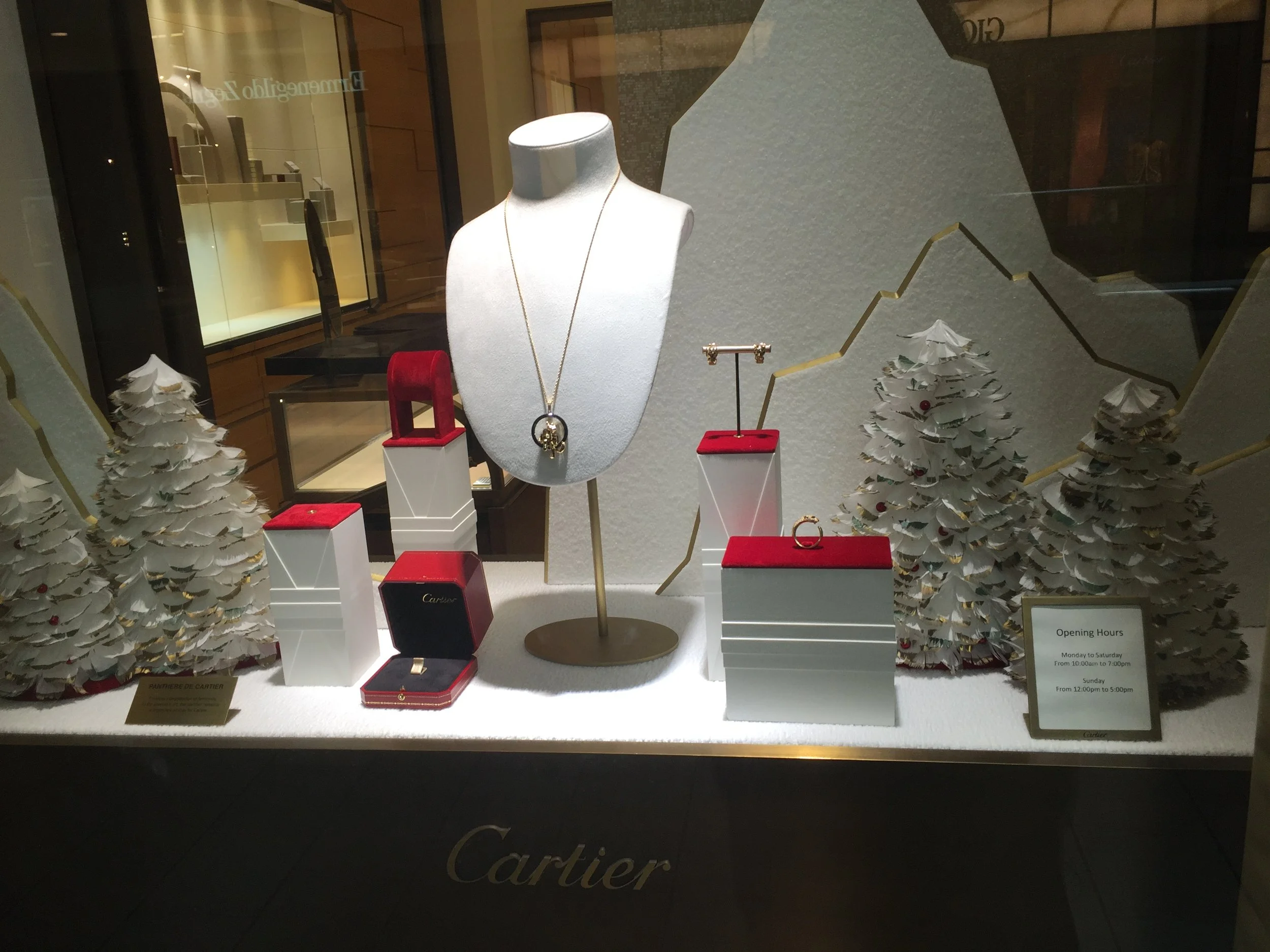 Commercial retail maintenance project supporting a luxury jewelry storefront, including facility improvements, lighting, and operational support for customer-facing retail environments.